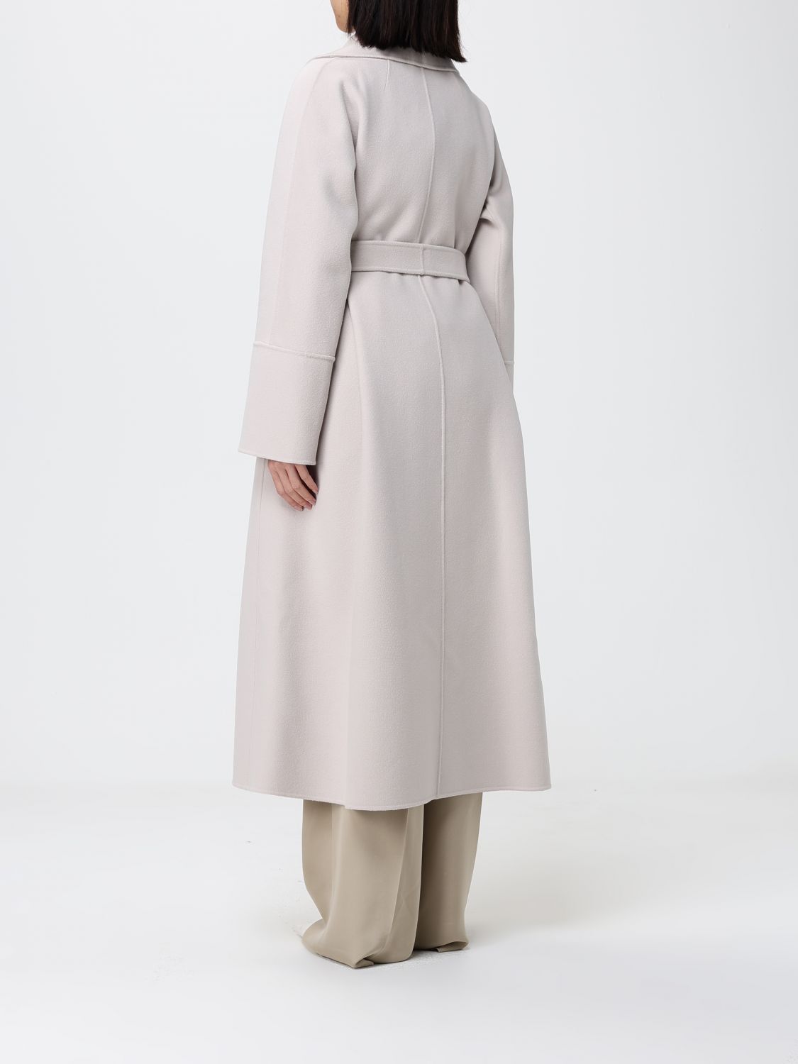 Max Mara Coat Woman Cream MAX MARA