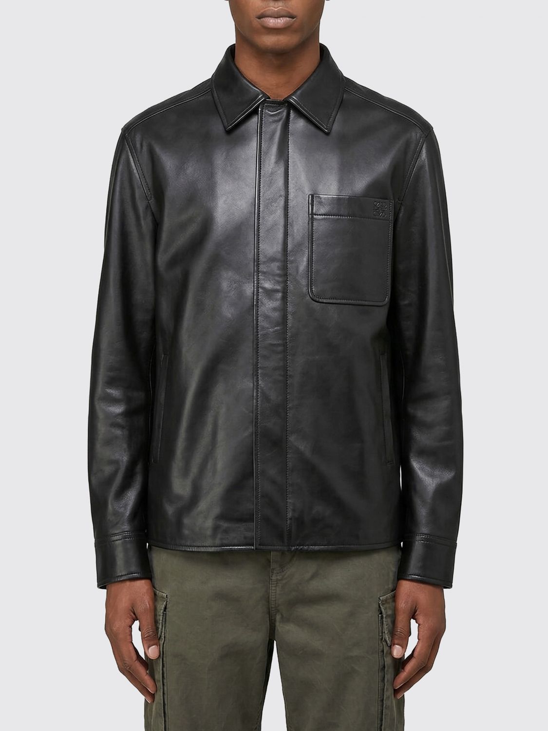 Loewe Jacket Men Black LOEWE