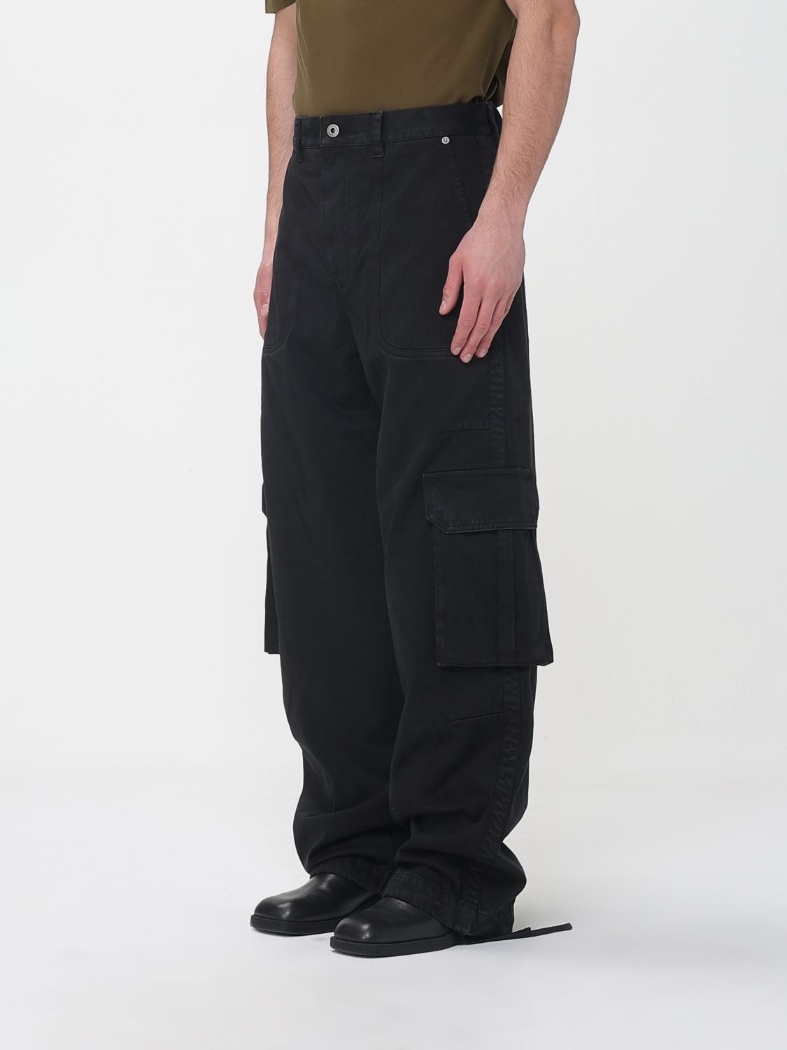 Loewe Men Cotton Cargo Trousers Loewe LOEWE