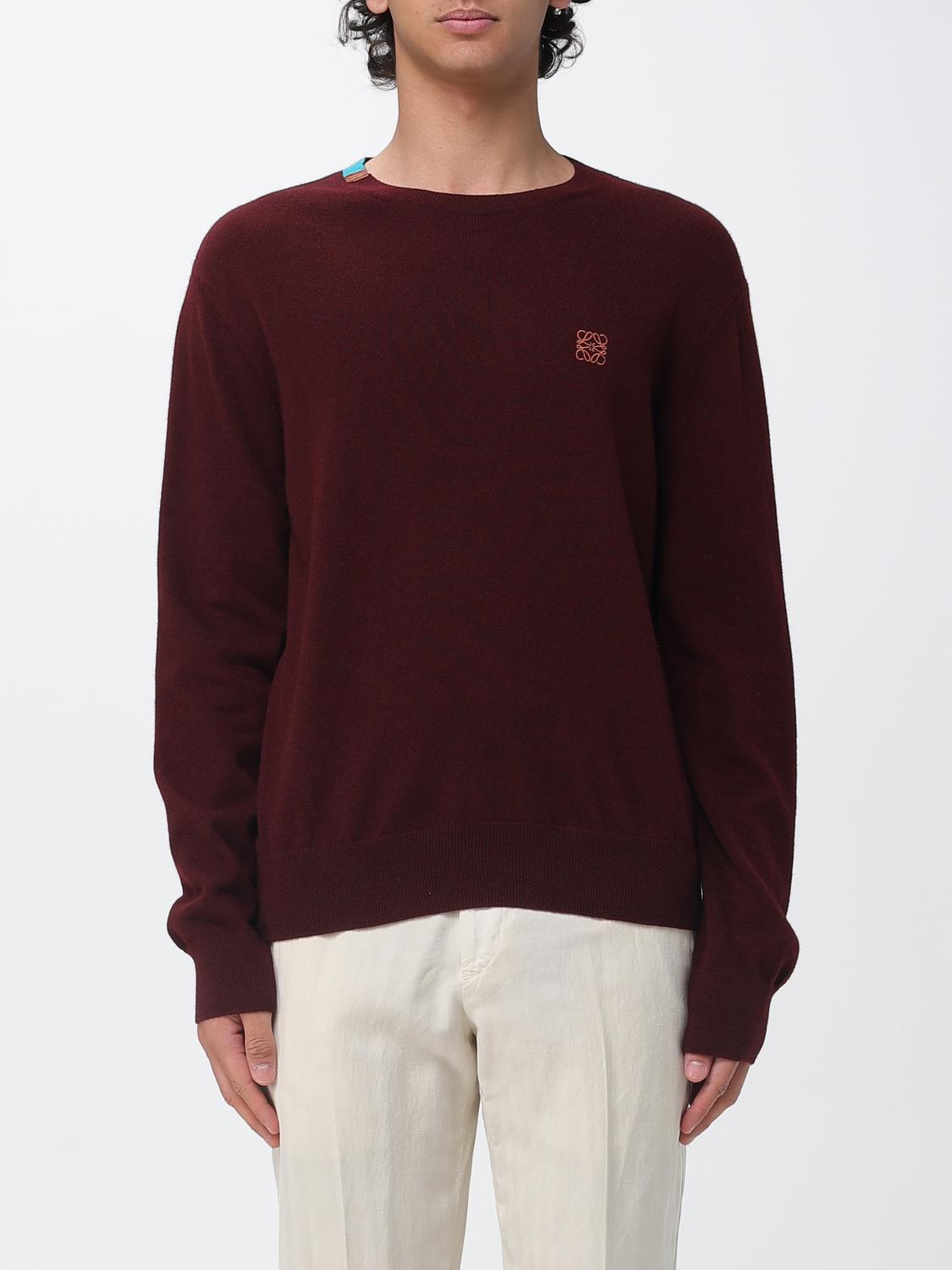 Loewe Sweater Men Burgundy LOEWE