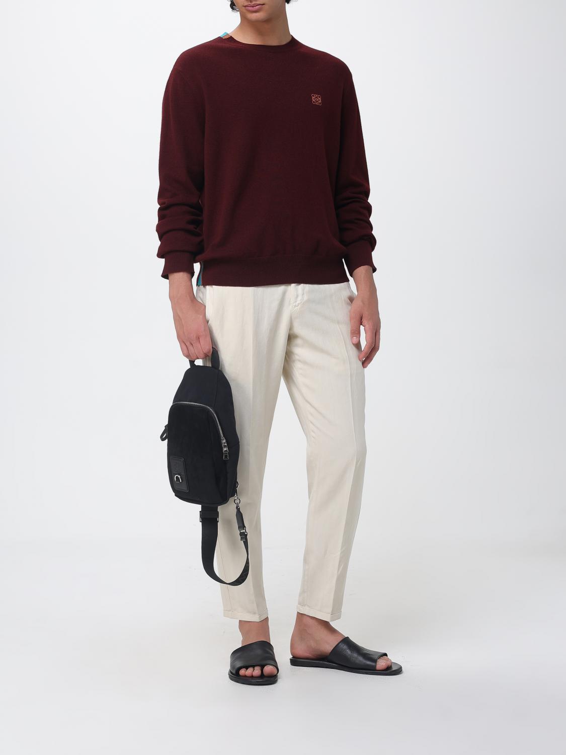 Loewe Sweater Men Burgundy LOEWE