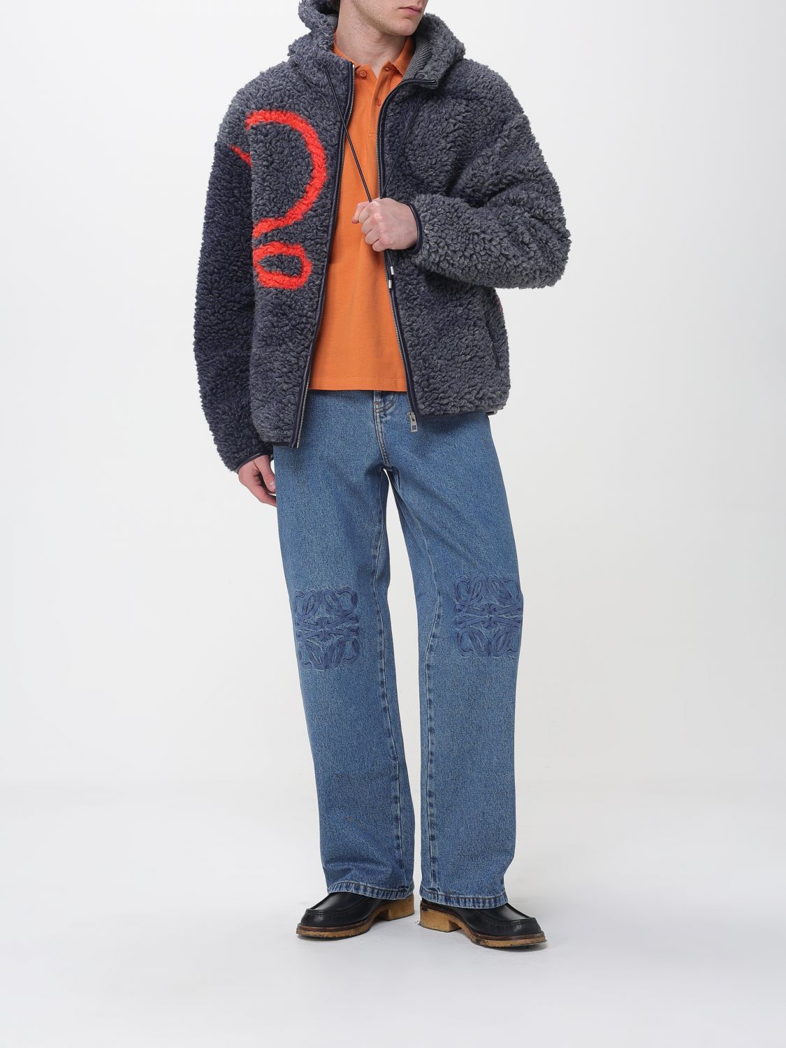 Loewe Jeans Men Gnawed Blue LOEWE