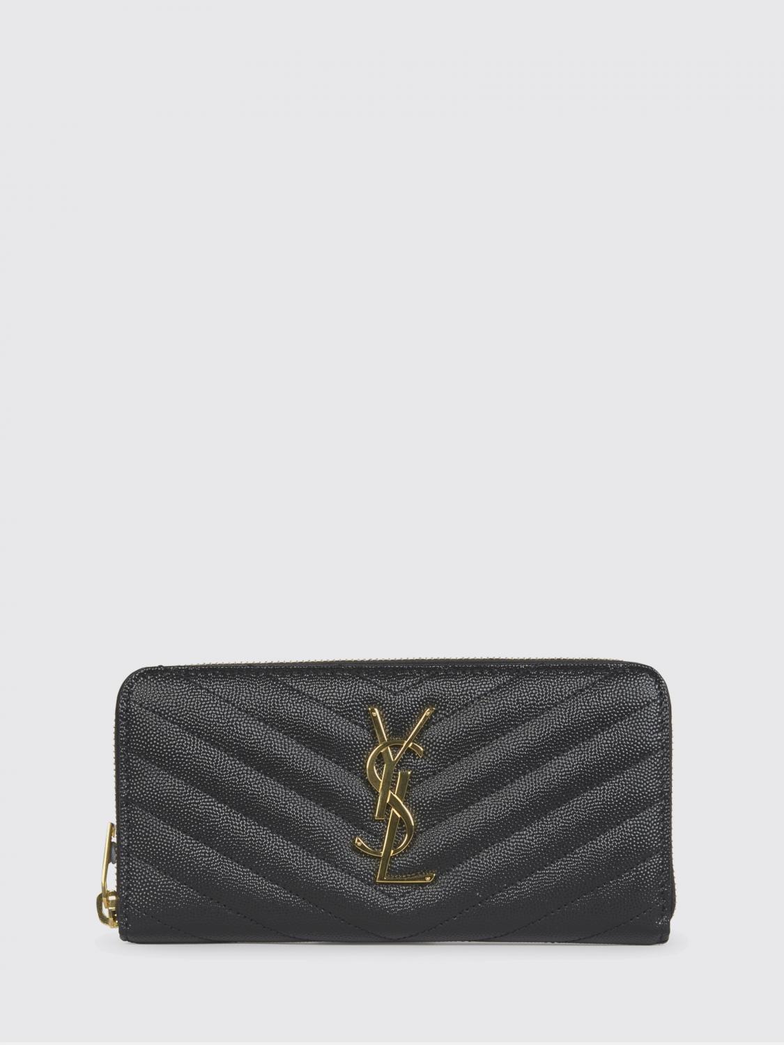 Saint Laurent Wallet Woman Black SAINT LAURENT