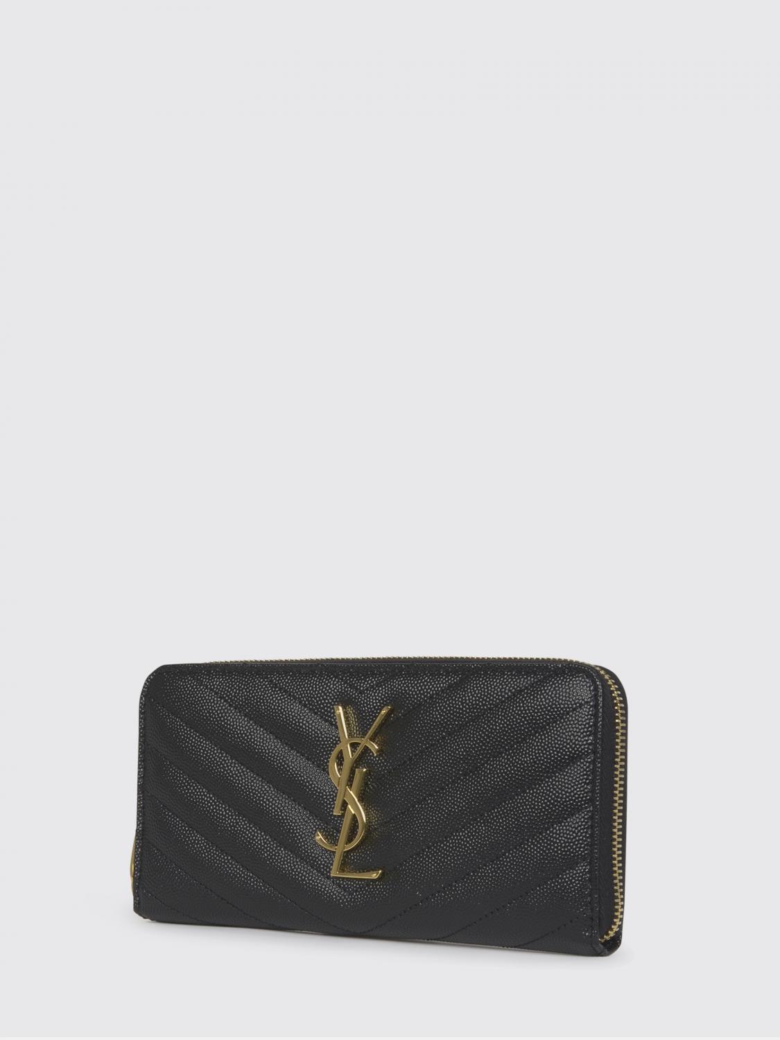 Saint Laurent Wallet Woman Black SAINT LAURENT