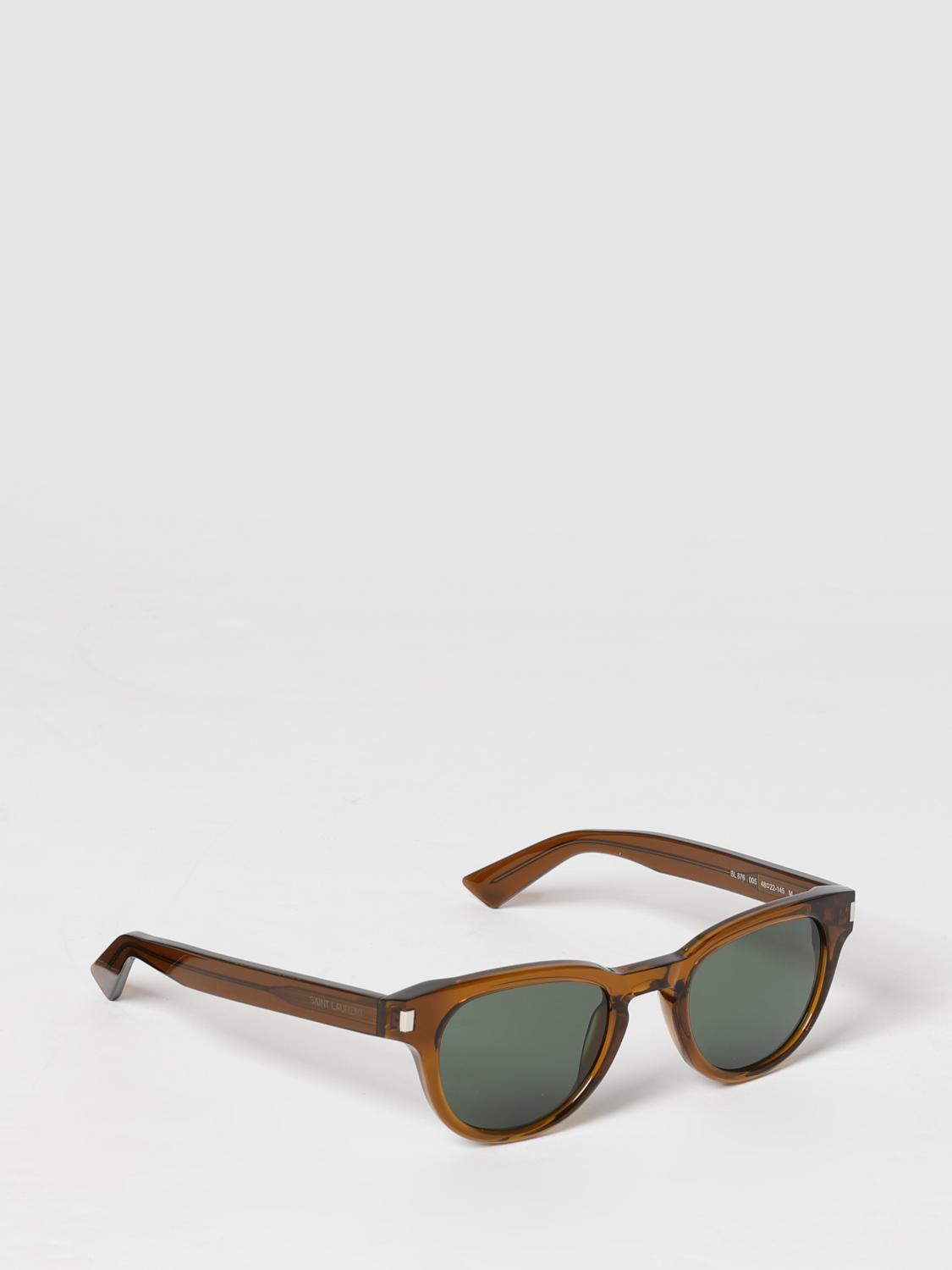 Saint Laurent Sunglasses Men Brown SAINT LAURENT