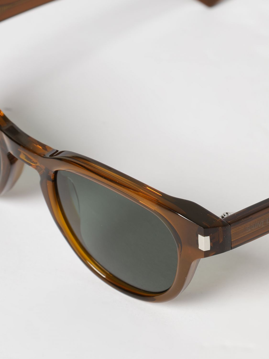 Saint Laurent Sunglasses Men Brown SAINT LAURENT