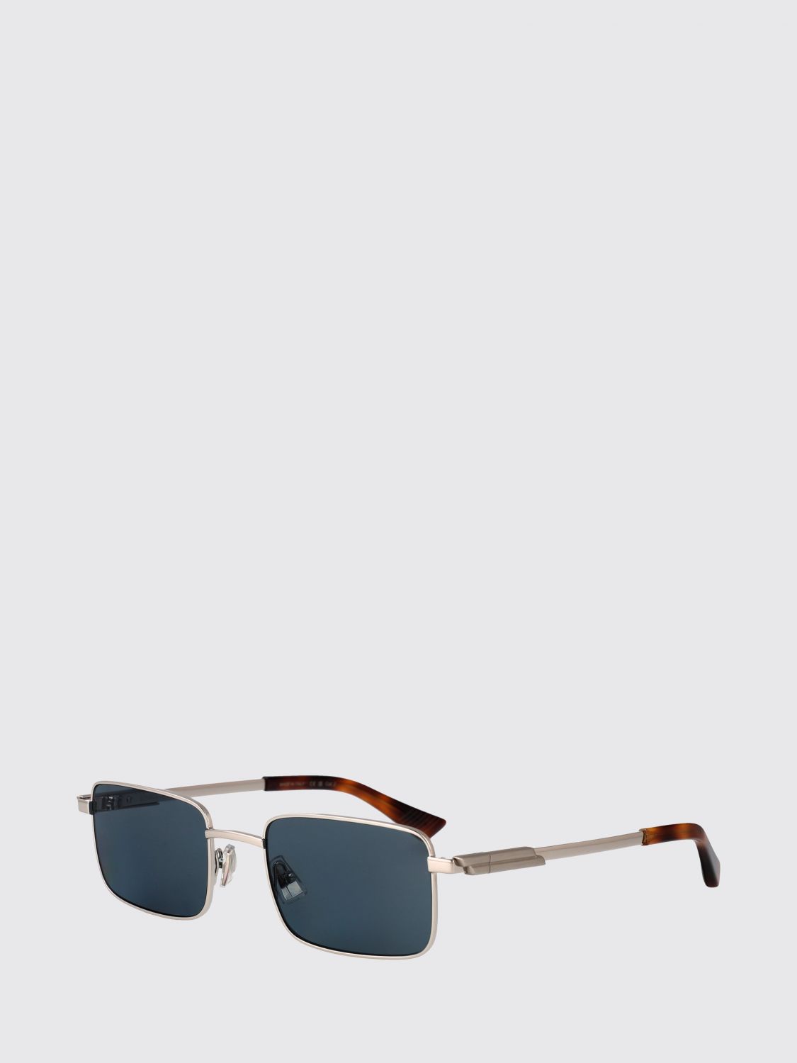 Bottega Veneta Sunglasses Men Silver BOTTEGA VENETA
