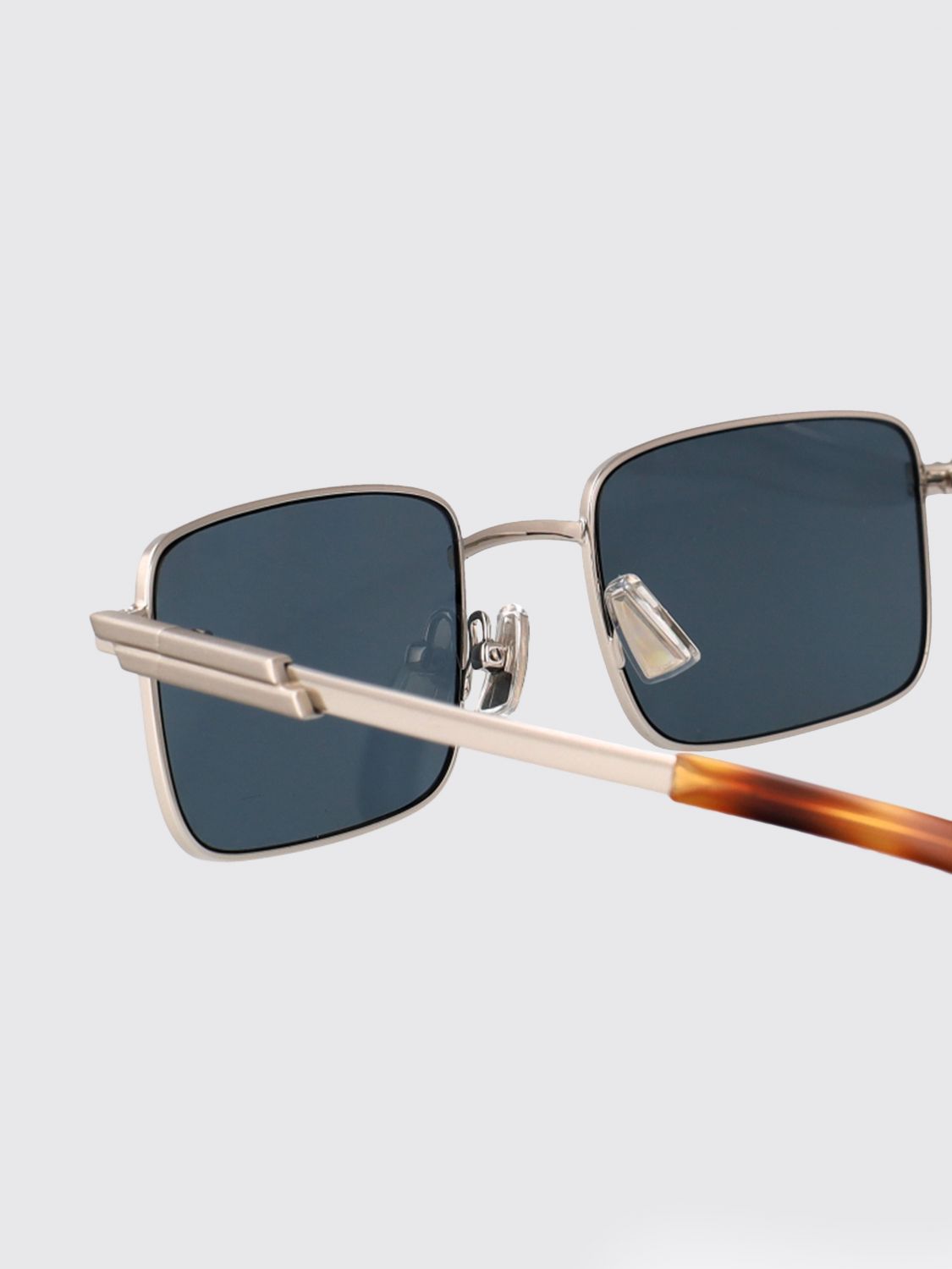 Bottega Veneta Sunglasses Men Silver BOTTEGA VENETA