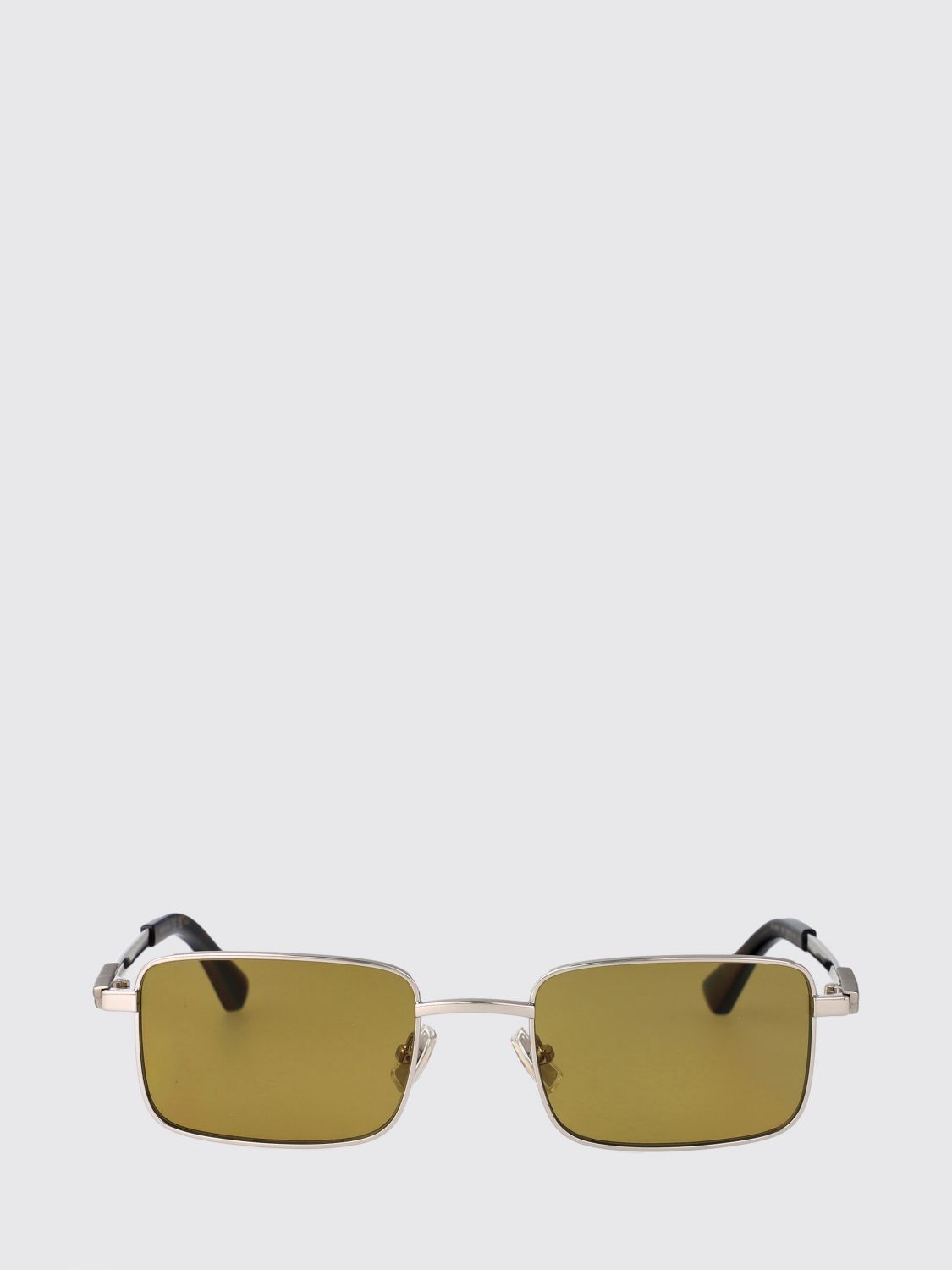 Bottega Veneta Sunglasses Men Silver BOTTEGA VENETA