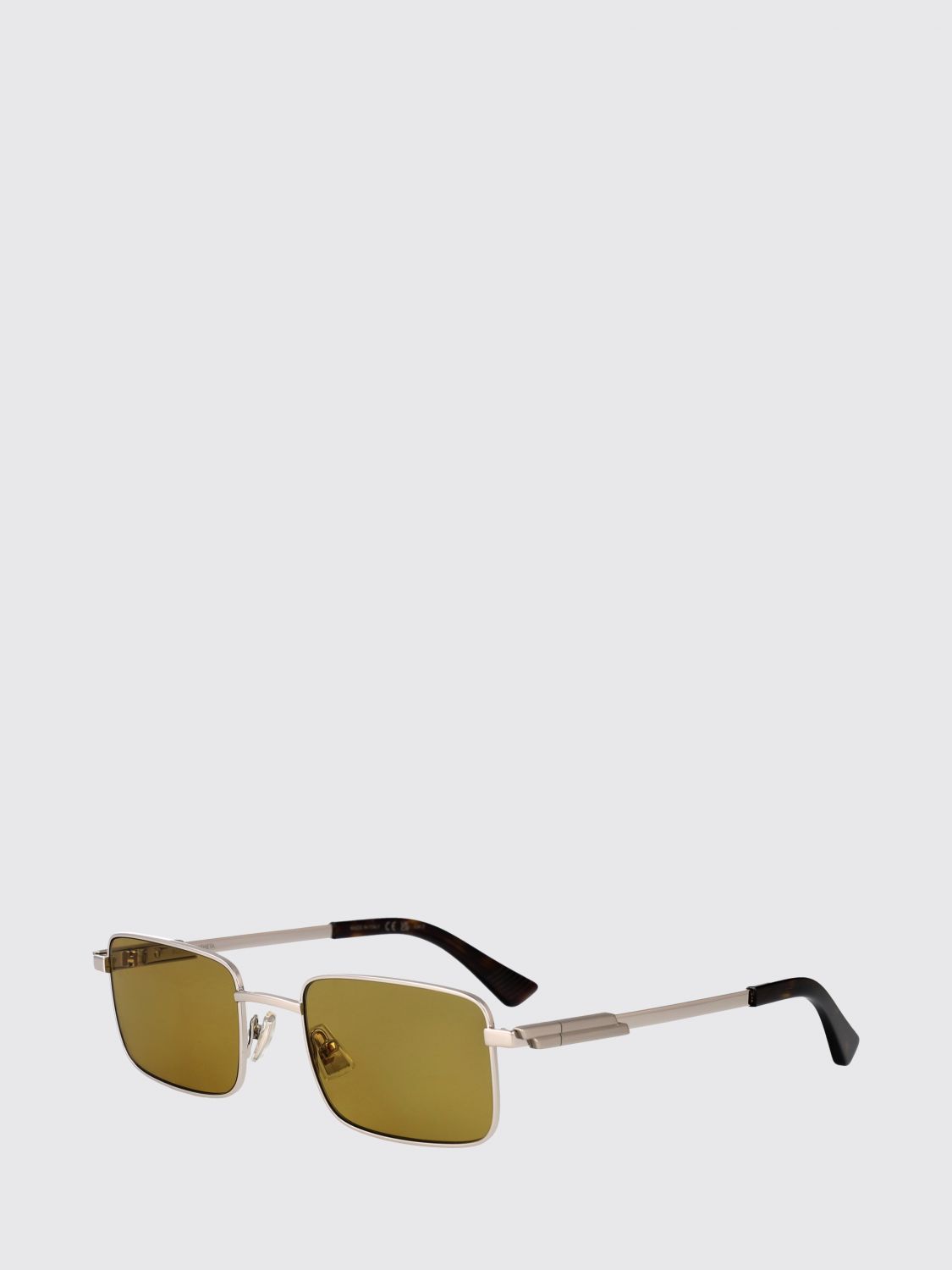 Bottega Veneta Sunglasses Men Silver BOTTEGA VENETA