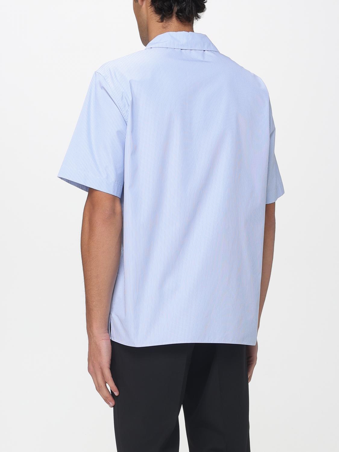 Gucci Shirt Men Gnawed Blue GUCCI