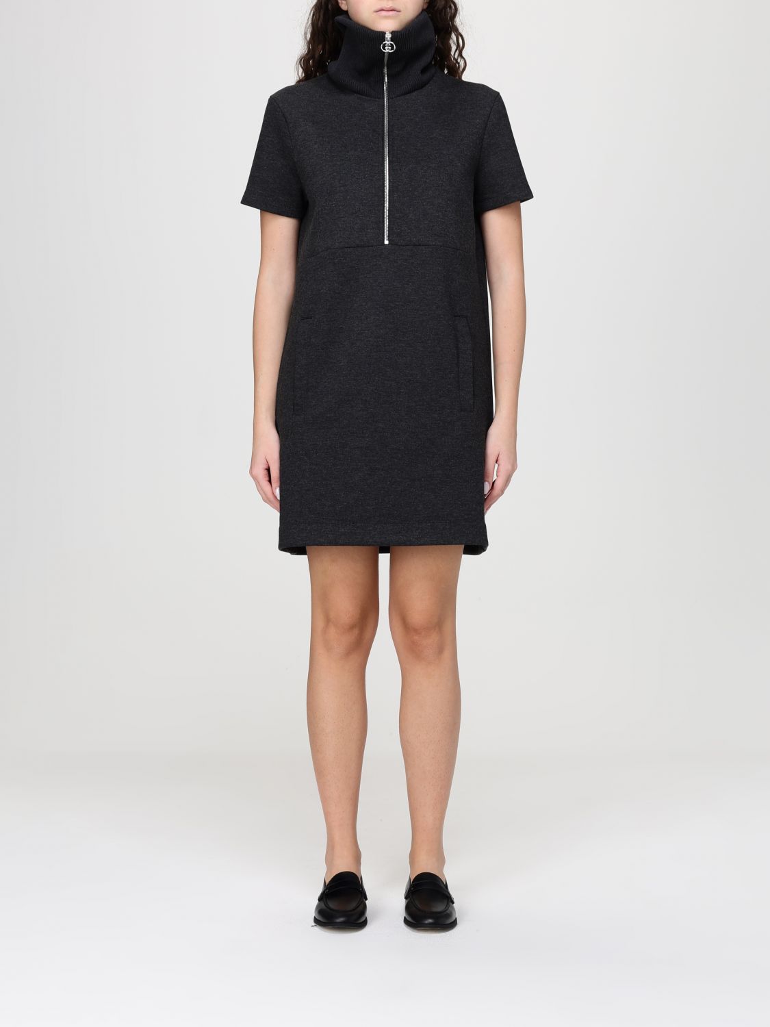 Gucci Dress Woman Grey GUCCI