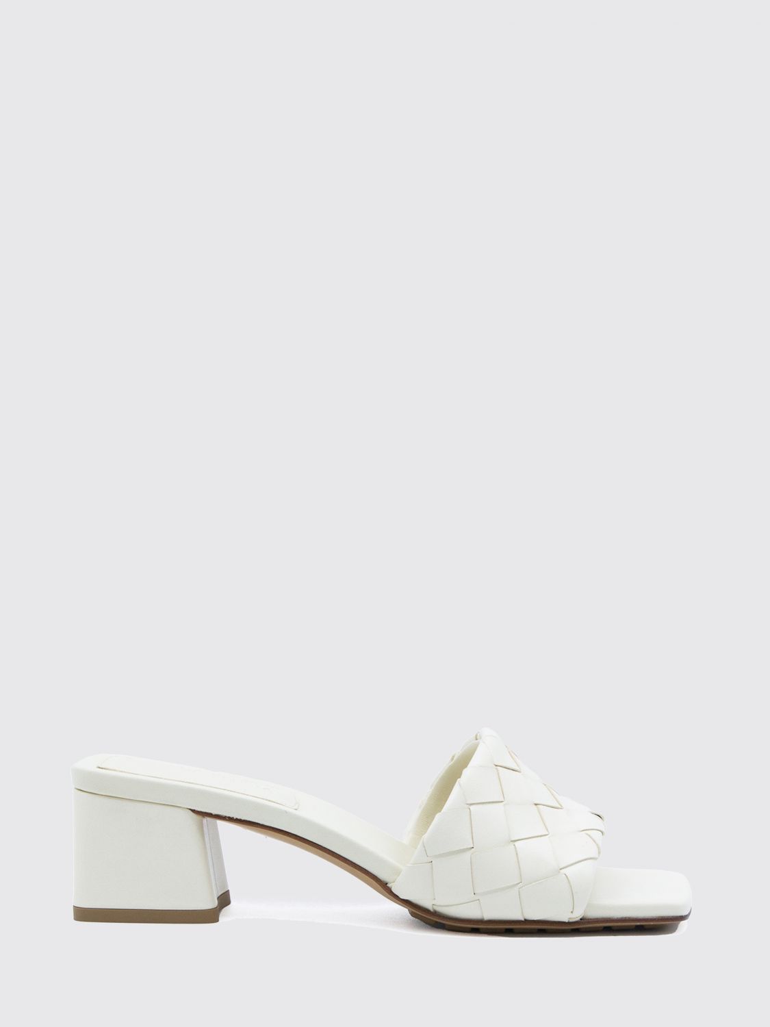 Bottega Veneta Heeled Sandal Woman White BOTTEGA VENETA