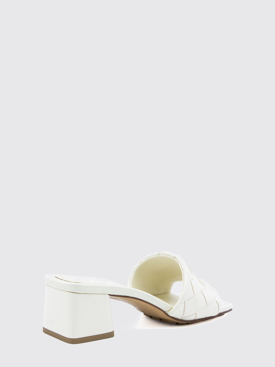Bottega Veneta Heeled Sandal Woman White BOTTEGA VENETA