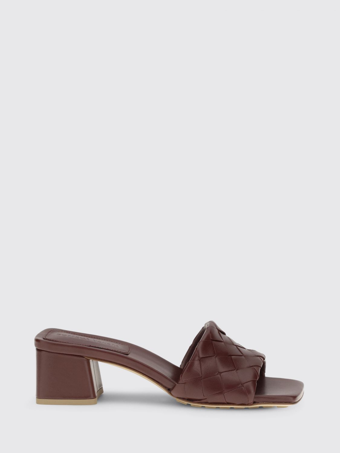 Bottega Veneta Heeled Sandal Woman Wine BOTTEGA VENETA