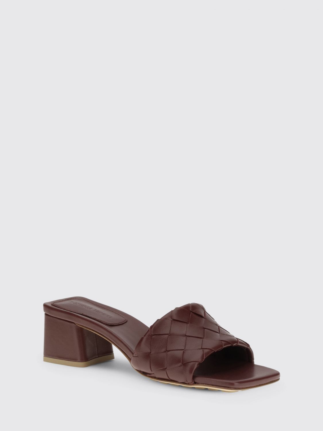 Bottega Veneta Heeled Sandal Woman Wine BOTTEGA VENETA