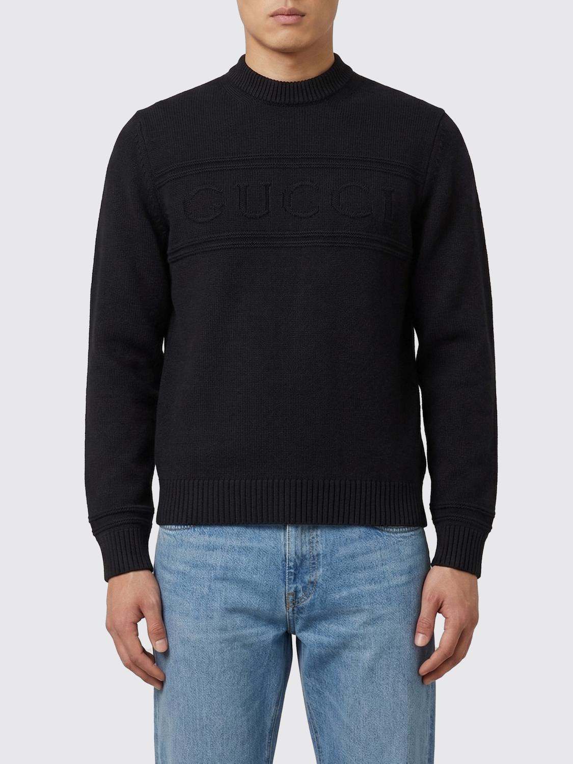 Gucci Sweater Men Black GUCCI