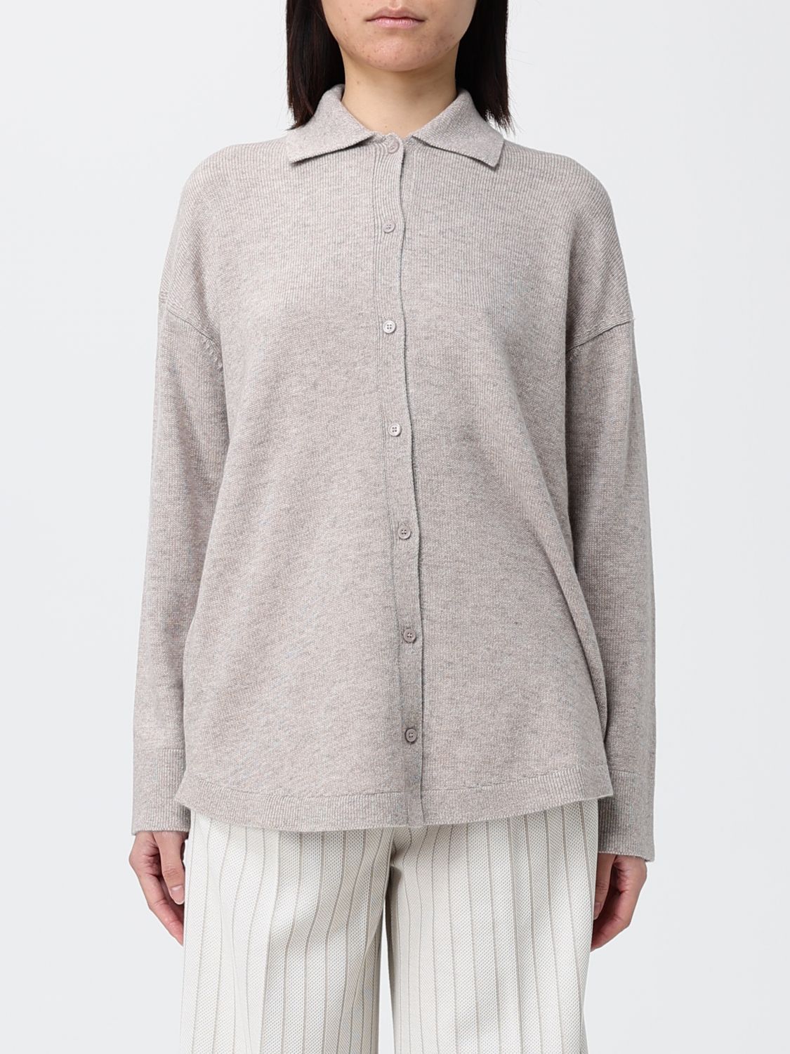 Max Mara Polo Shirt Woman Beige MAX MARA