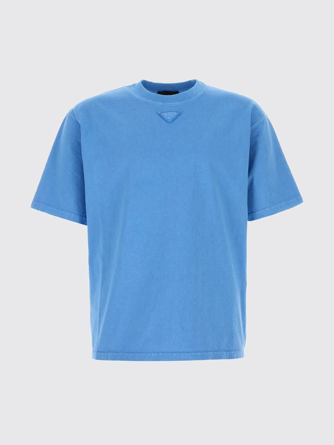 Prada Sweater Men Gnawed Blue PRADA