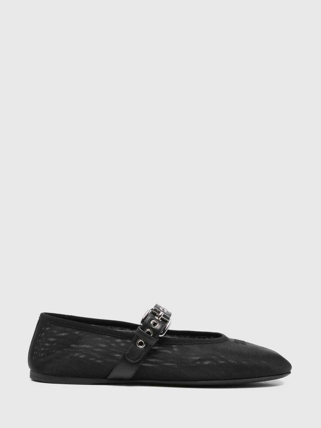 Miu Miu Ballet Flat Woman Black MIU MIU