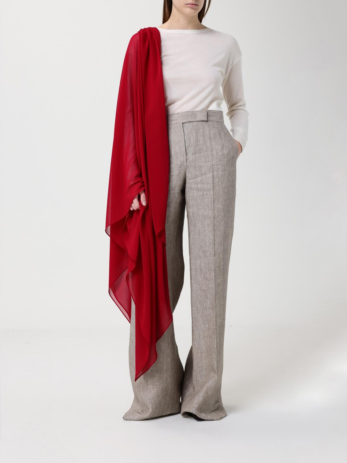 Max Mara Pants Woman Beige MAX MARA