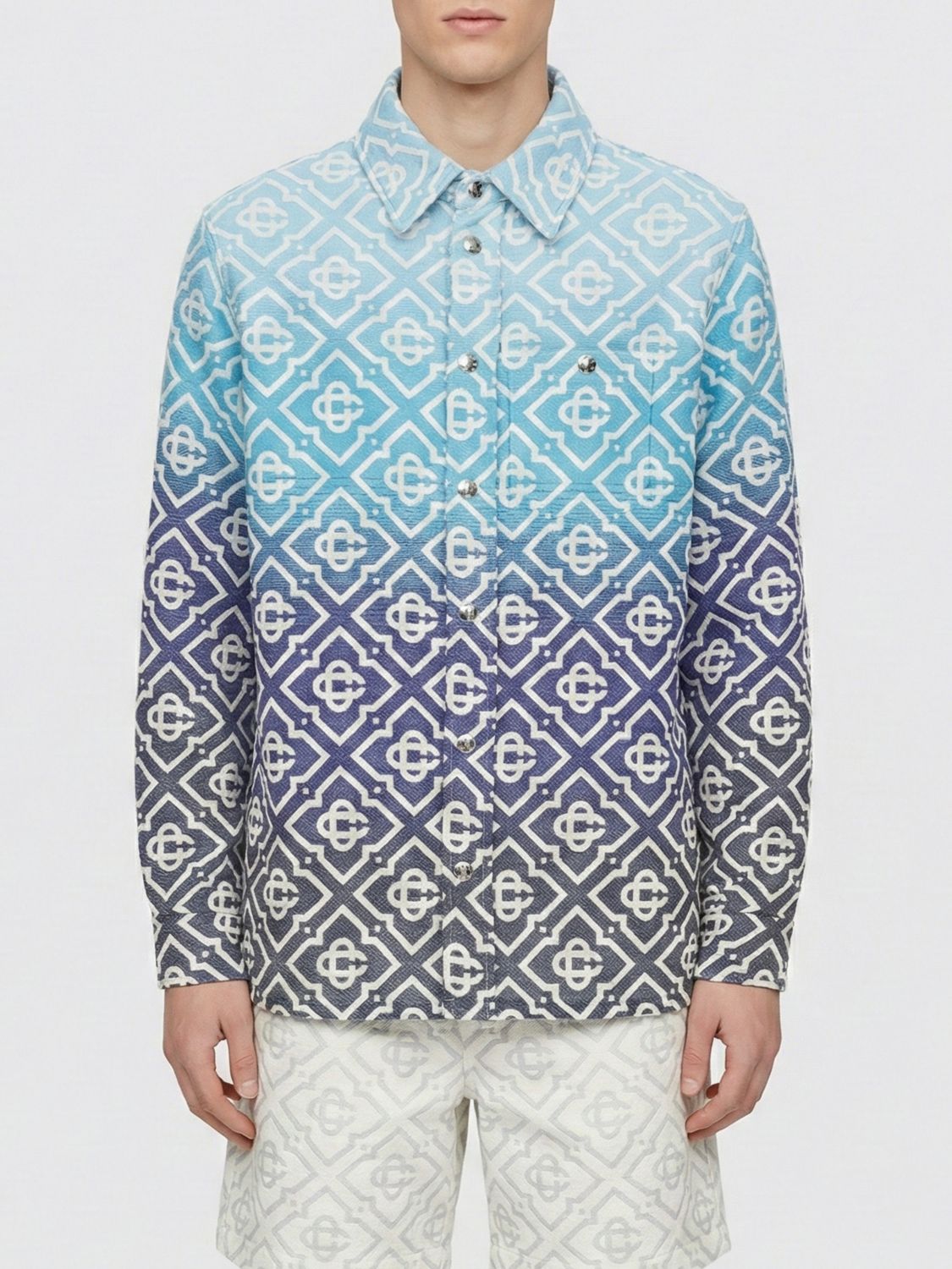 Casablanca Women Shacket 'Monogram Gradient Jacquard' CASABLANCA