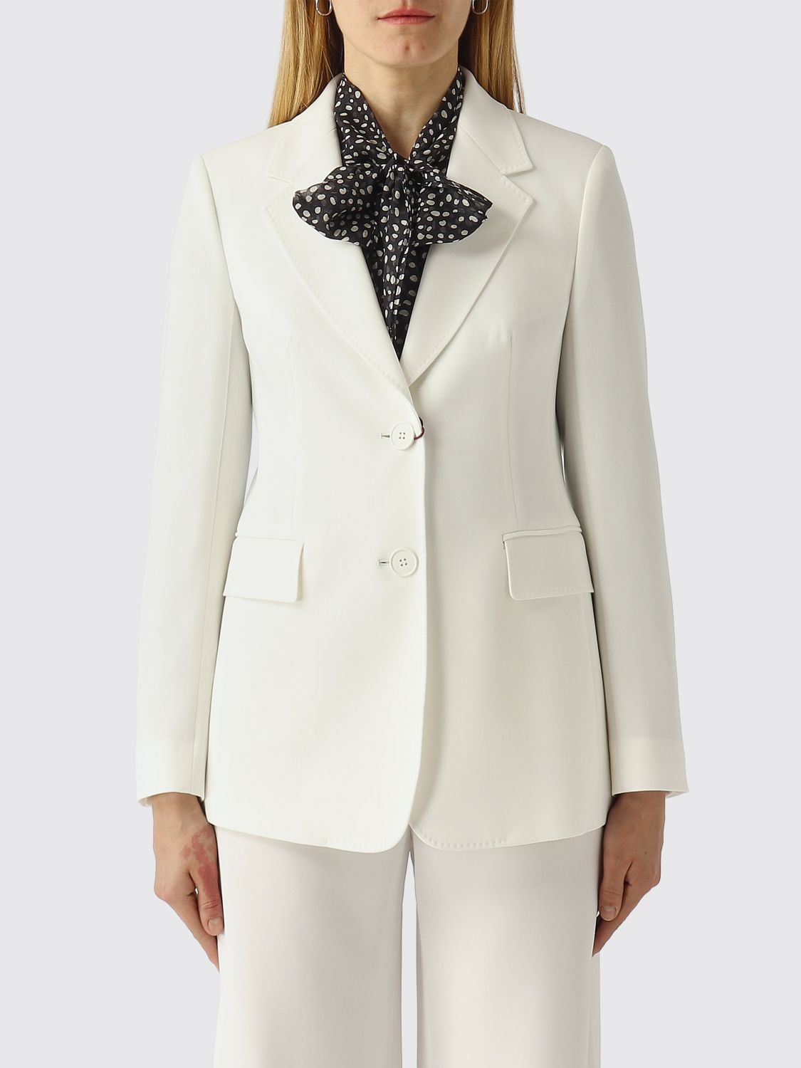 Max Mara Studio Blazer Woman White MAX MARA STUDIO