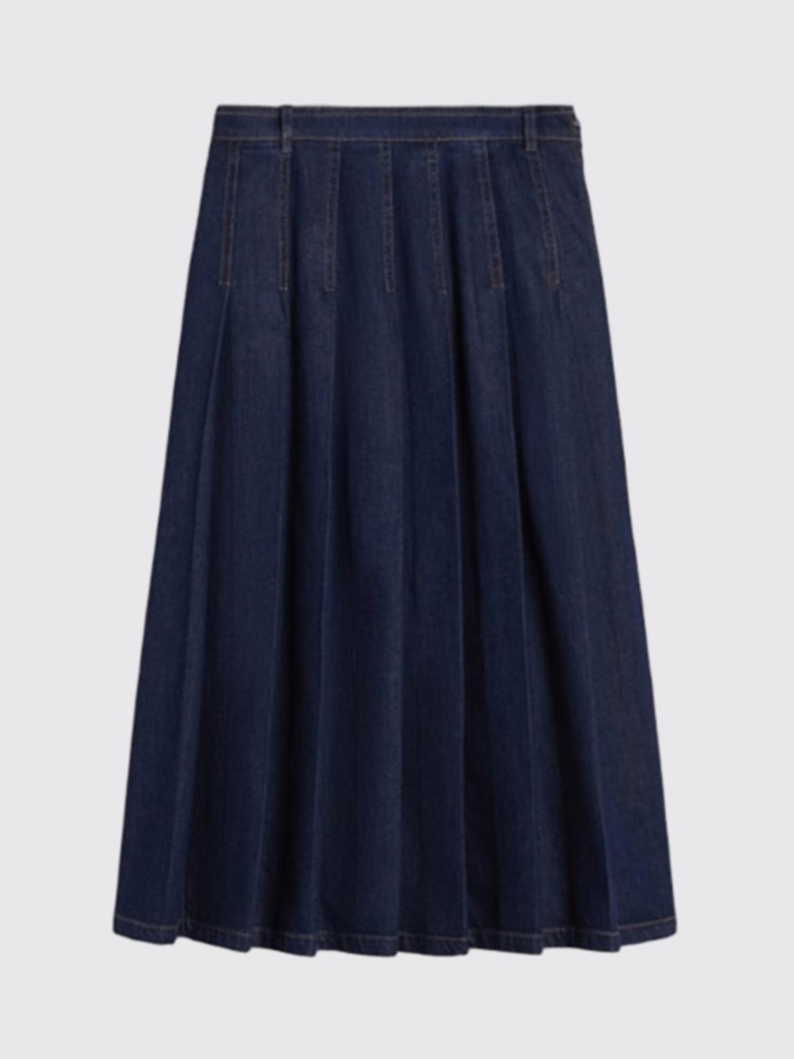 Weekend Max Mara Skirt Woman Blue WEEKEND MAX MARA
