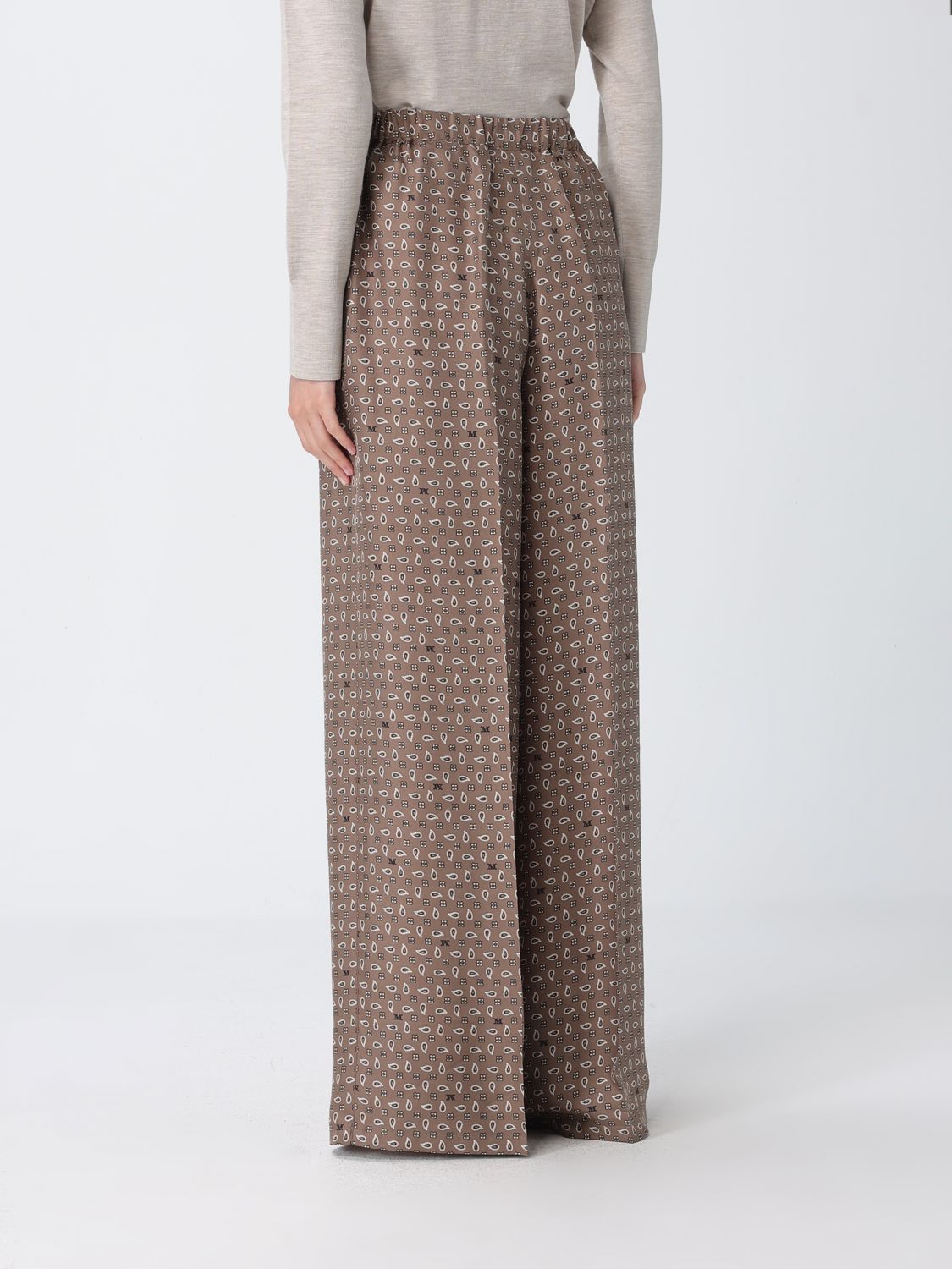 Max Mara Pants Woman Mud MAX MARA