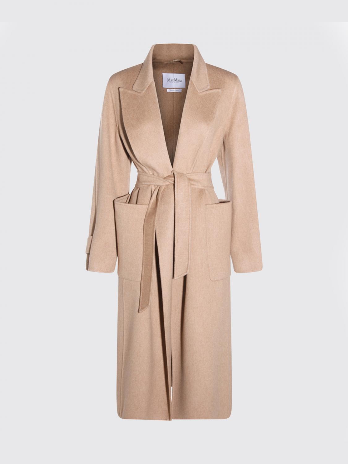 Max Mara Coat Woman Brown MAX MARA