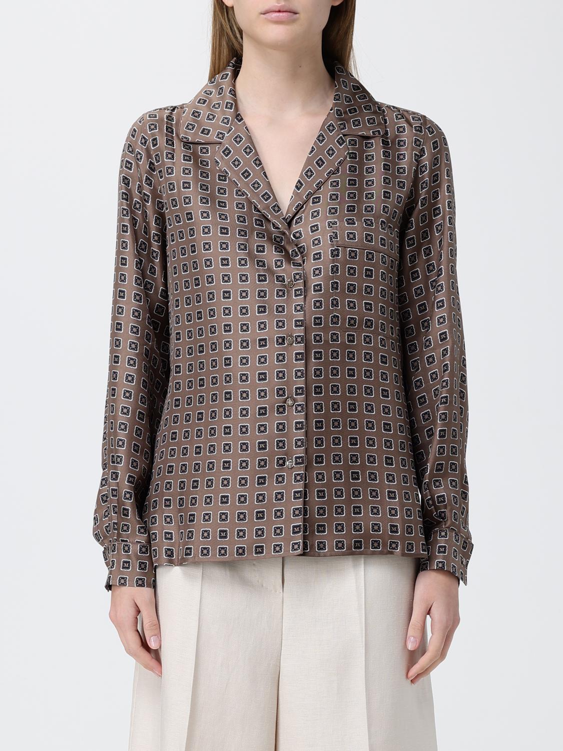 Max Mara Shirt Woman Mud MAX MARA