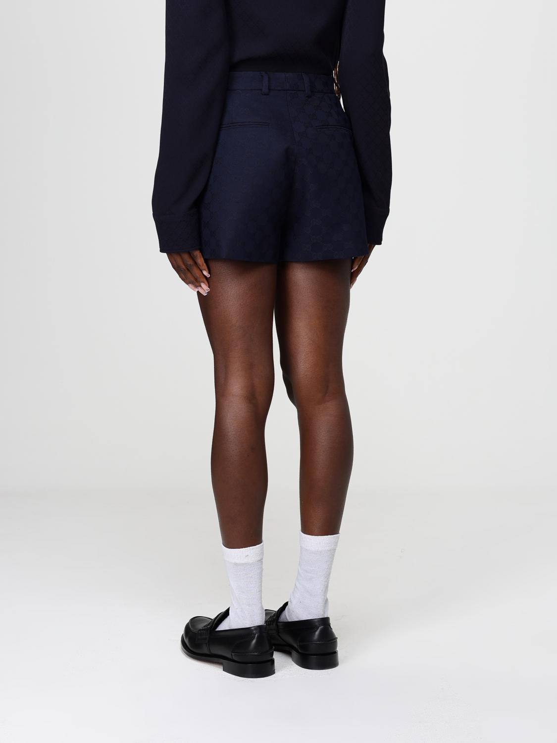 Gucci Shorts Woman Blue GUCCI