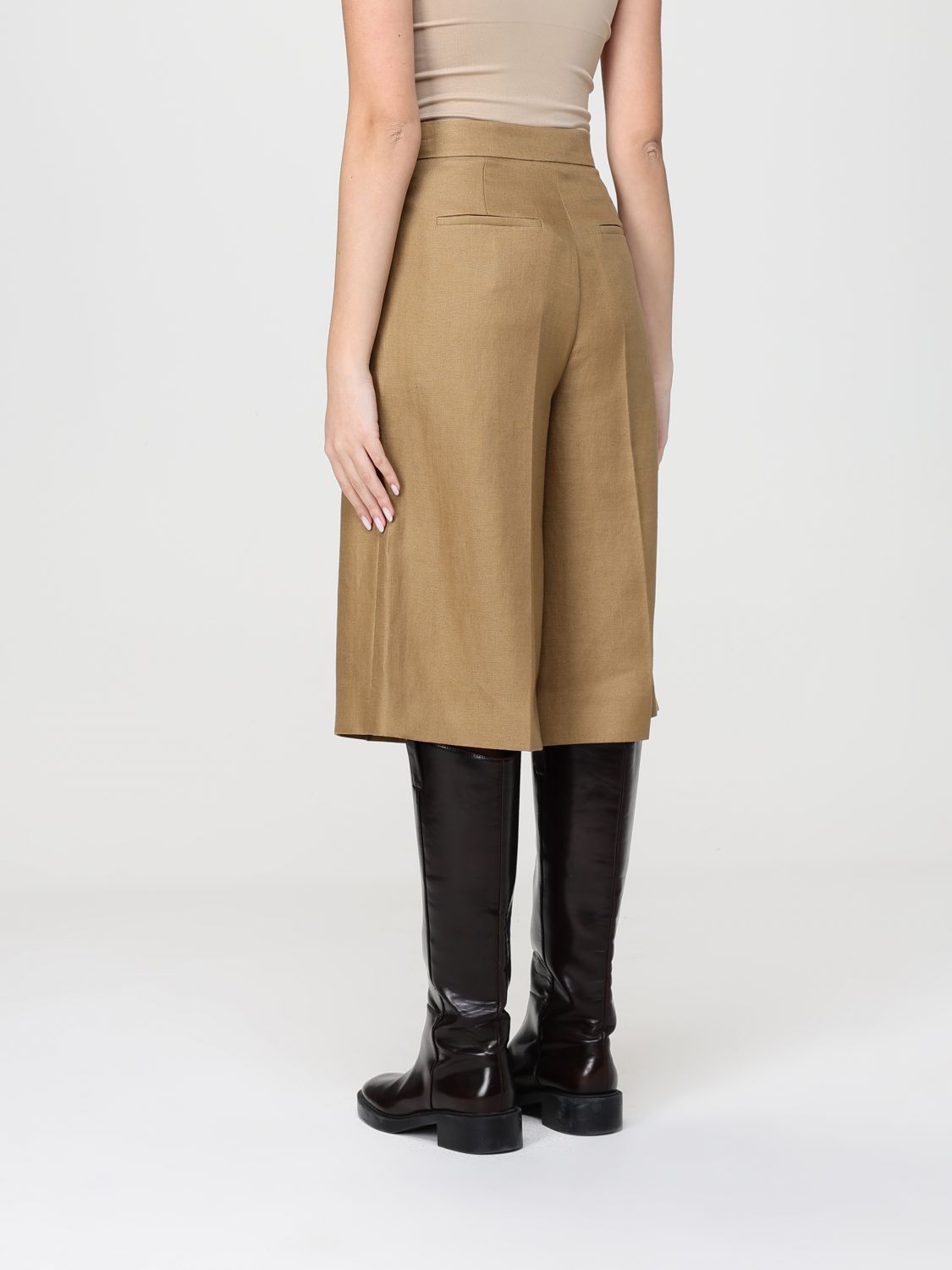 Max Mara Pants Woman Beige MAX MARA