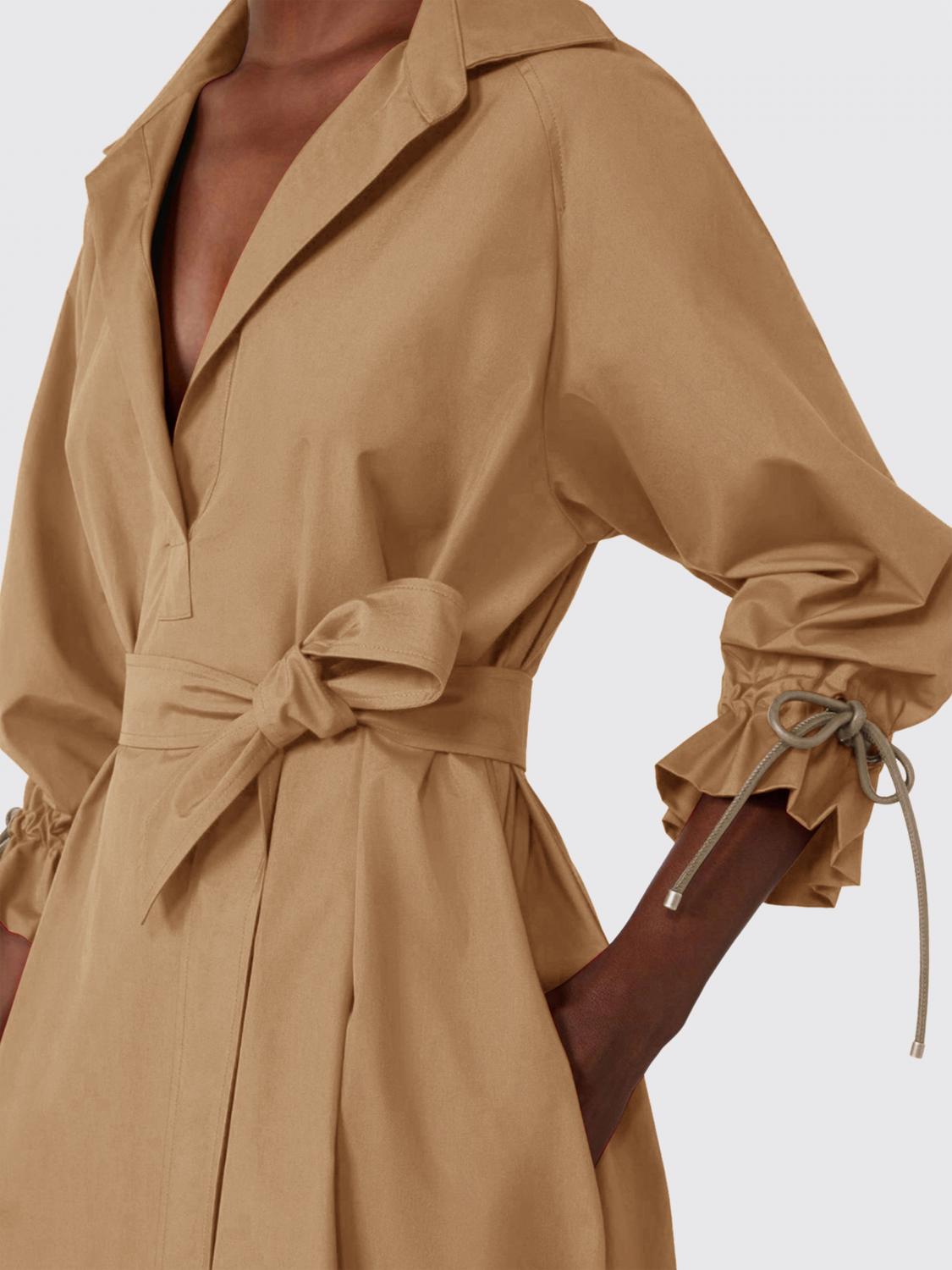 Max Mara Dress Woman Beige MAX MARA