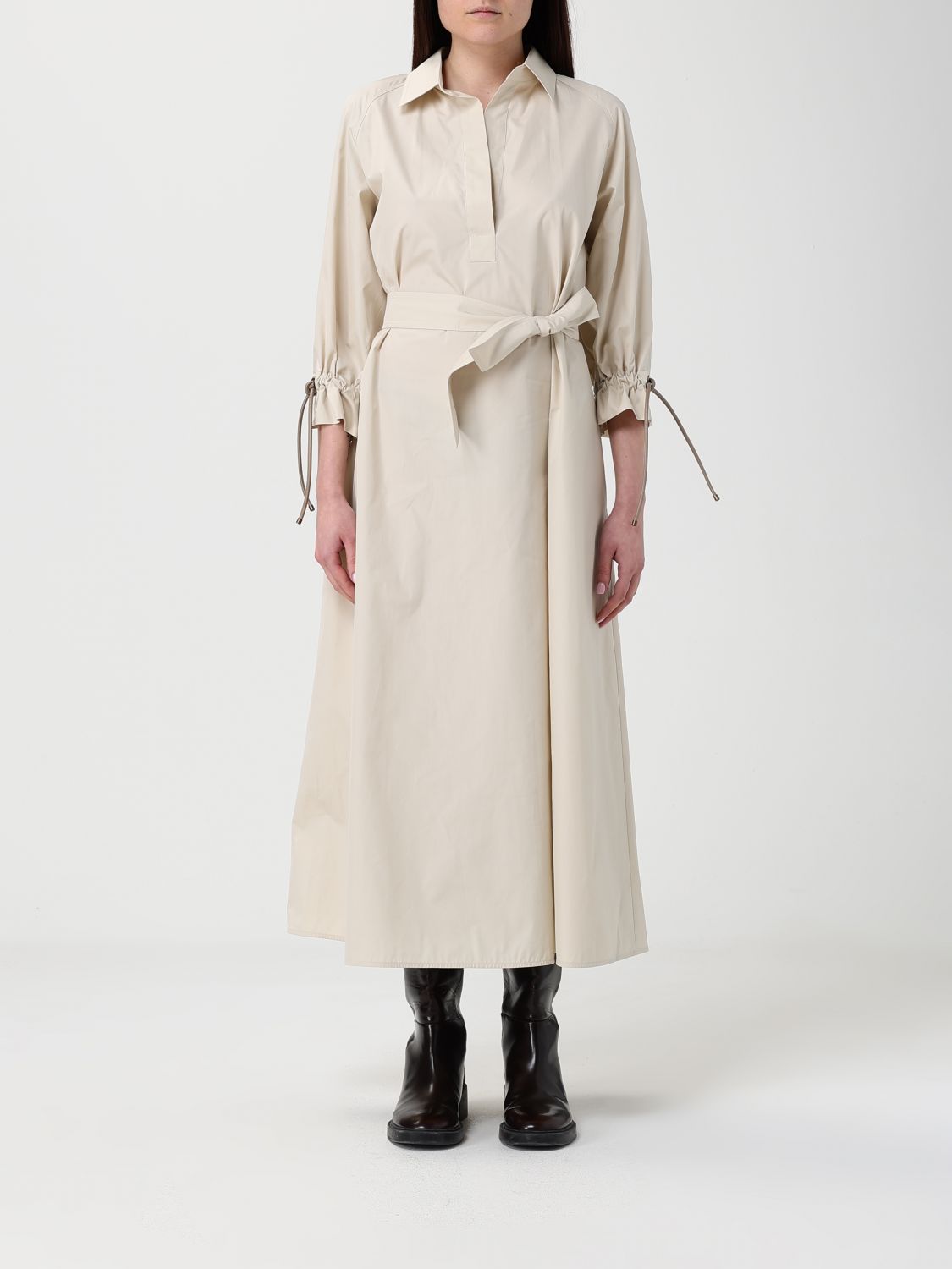 Max Mara Dress Woman Brown MAX MARA