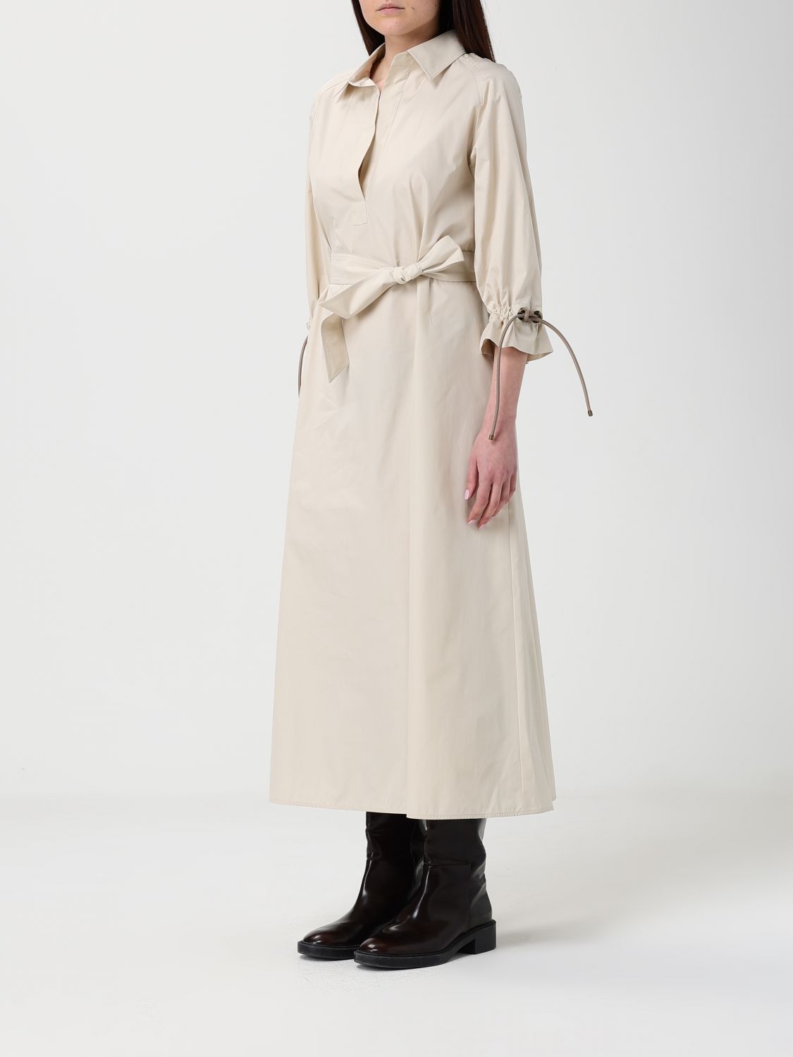 Max Mara Dress Woman Brown MAX MARA