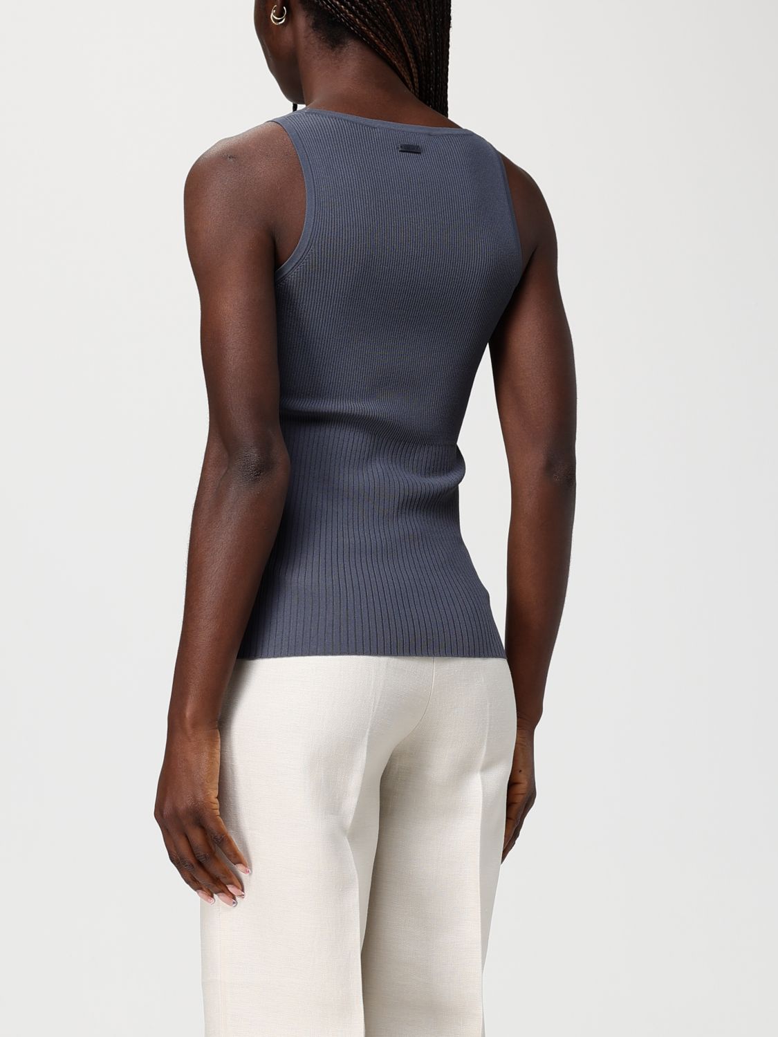 Max Mara Top Woman Grey MAX MARA