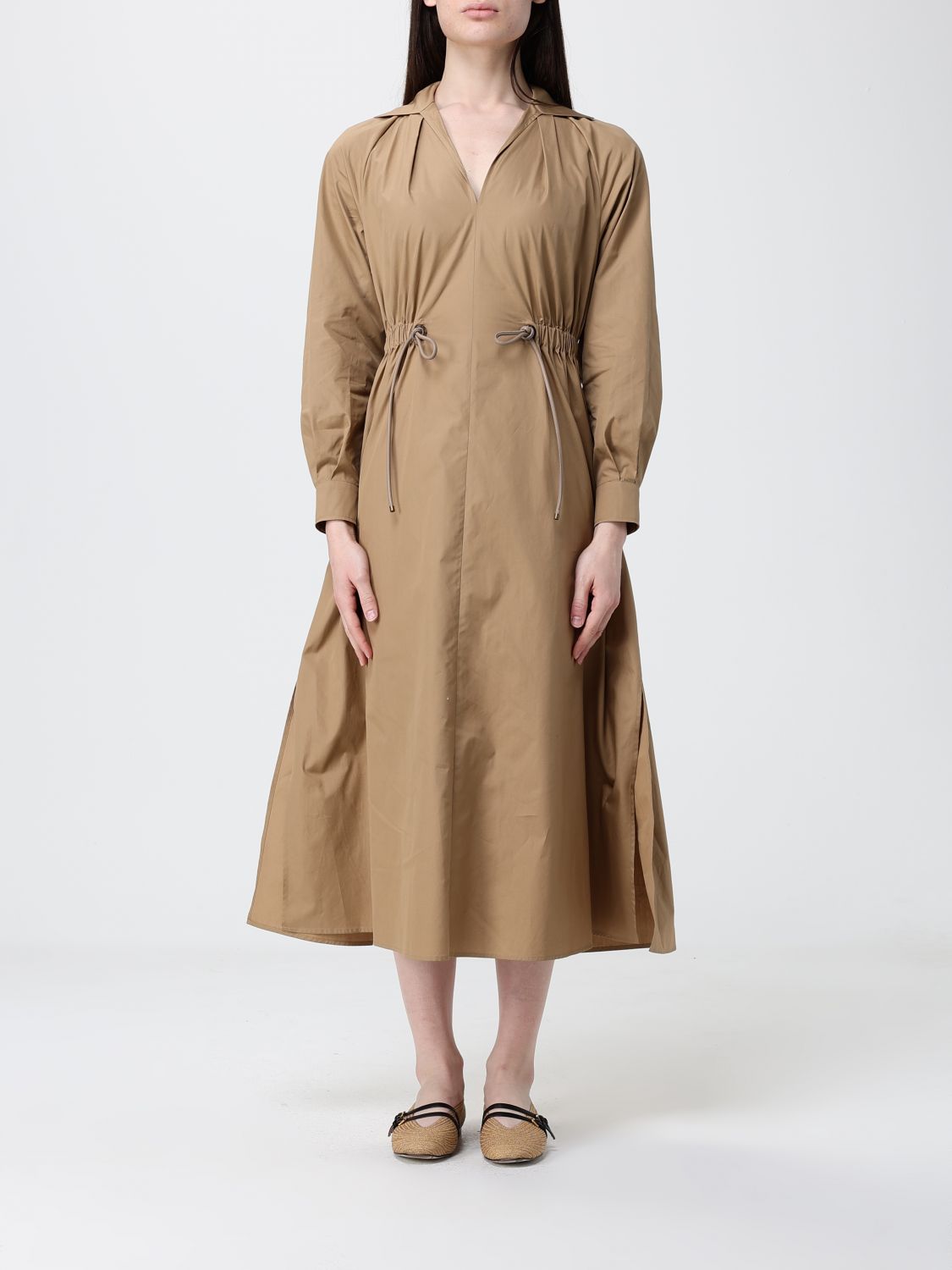 Max Mara Dress Woman Brown MAX MARA