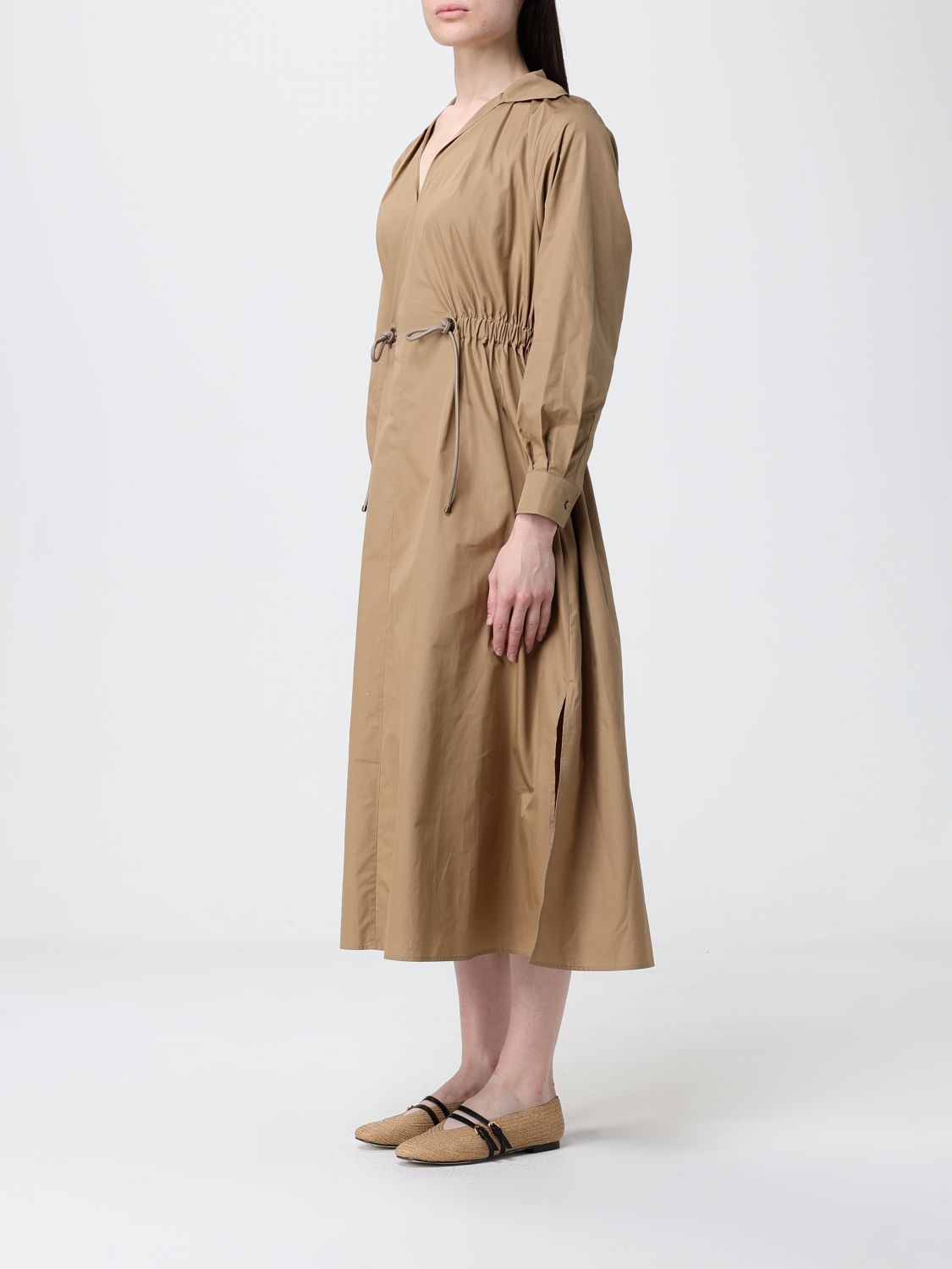 Max Mara Dress Woman Brown MAX MARA