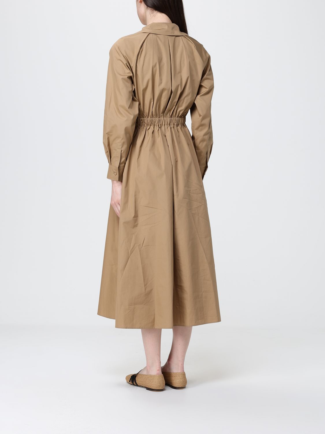 Max Mara Dress Woman Brown MAX MARA