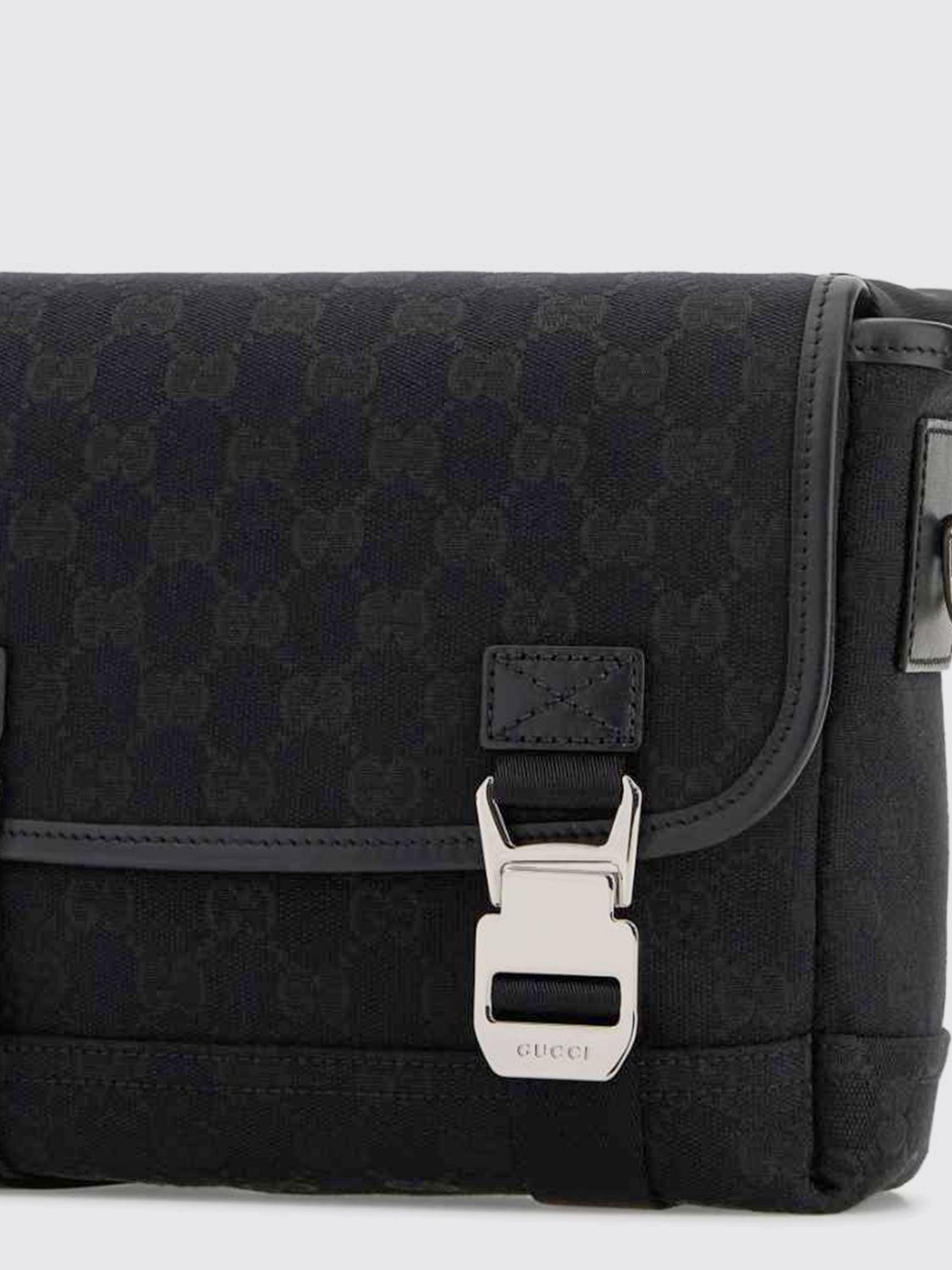 Gucci Shoulder Bag Men Black GUCCI