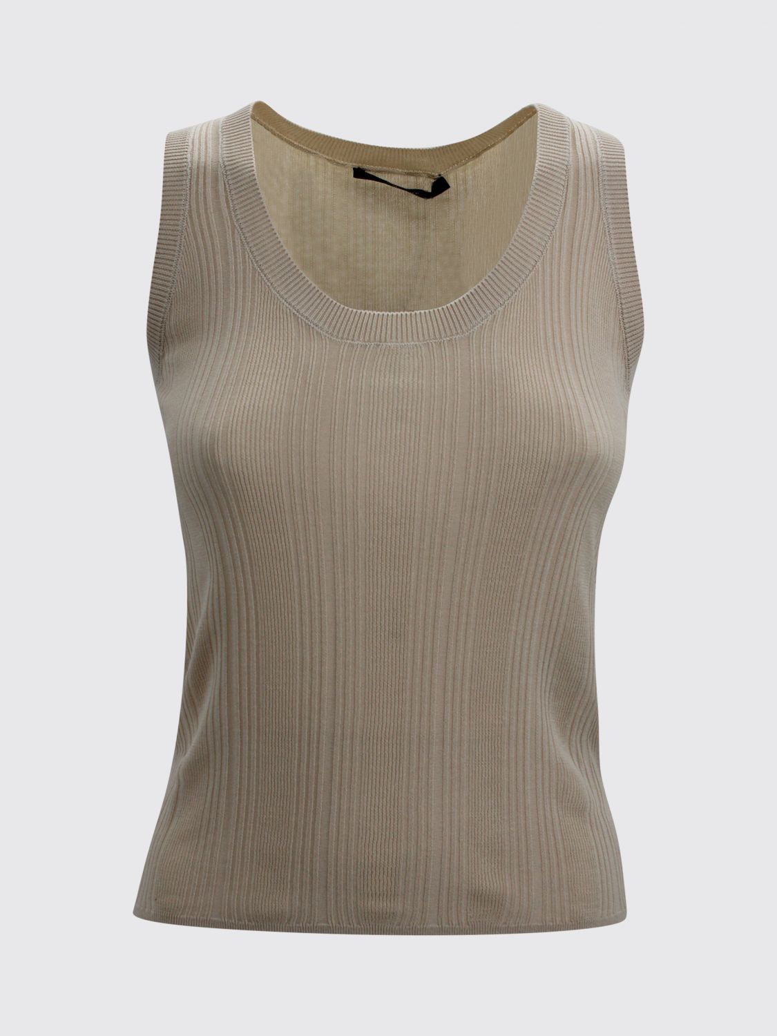 Weekend Max Mara Top Woman Beige WEEKEND MAX MARA