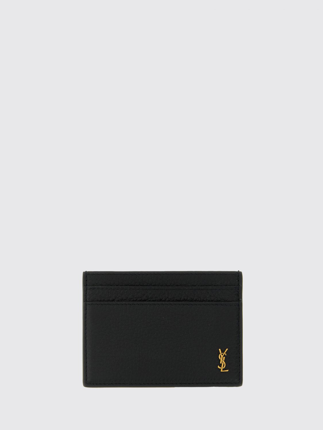 Saint Laurent Wallet Men Black SAINT LAURENT
