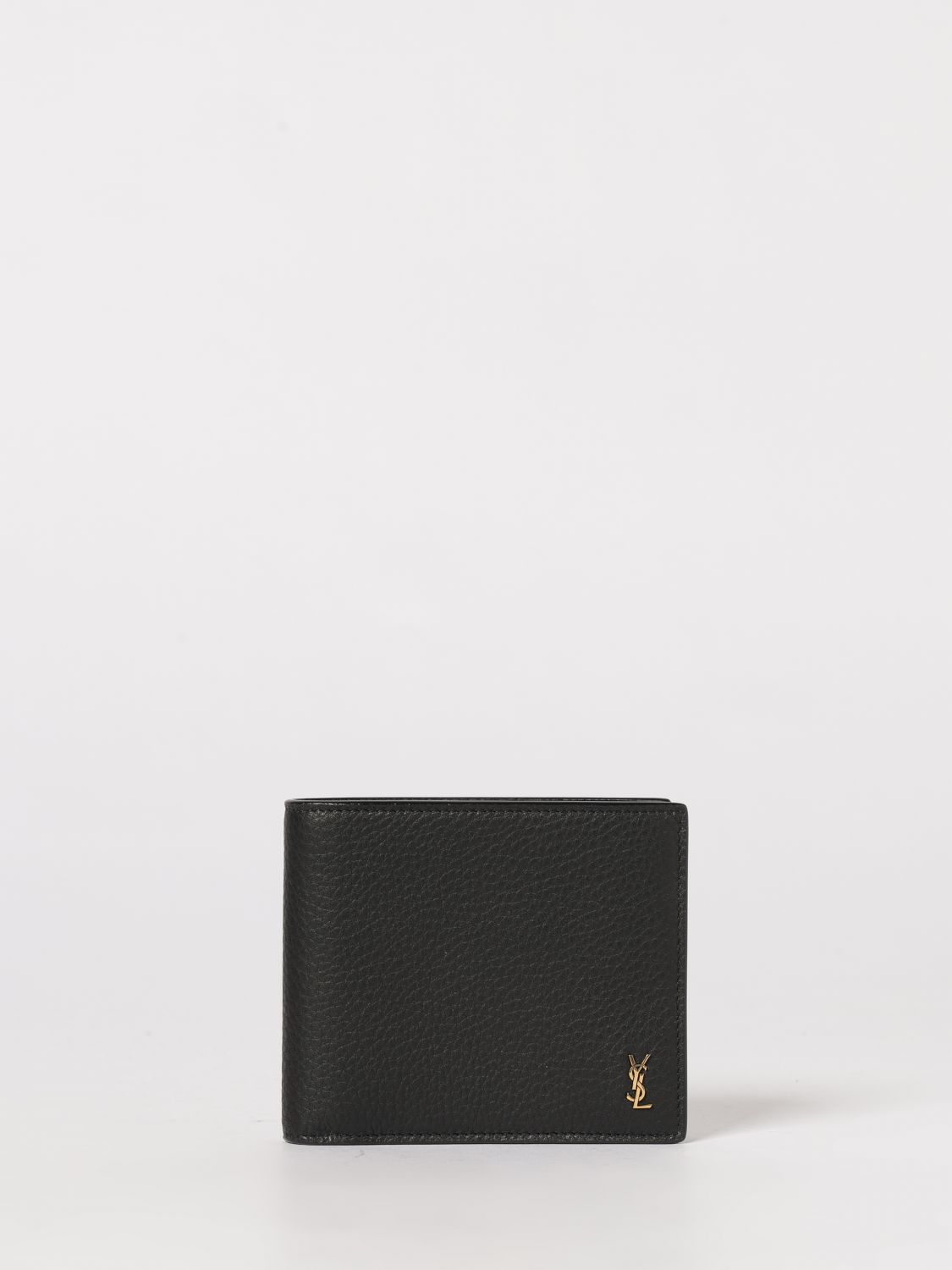 Saint Laurent Wallet Men Black SAINT LAURENT