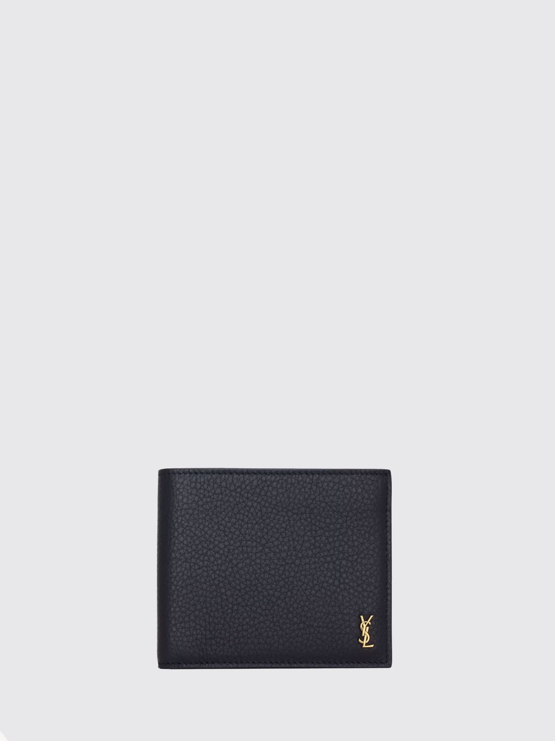 Saint Laurent Wallet Men Blue SAINT LAURENT