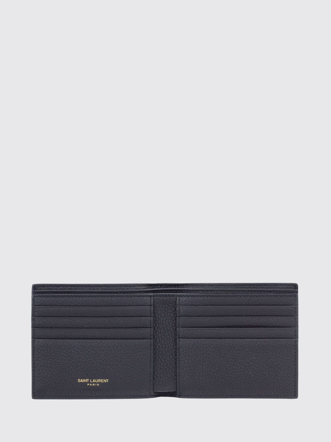 Saint Laurent Wallet Men Blue SAINT LAURENT