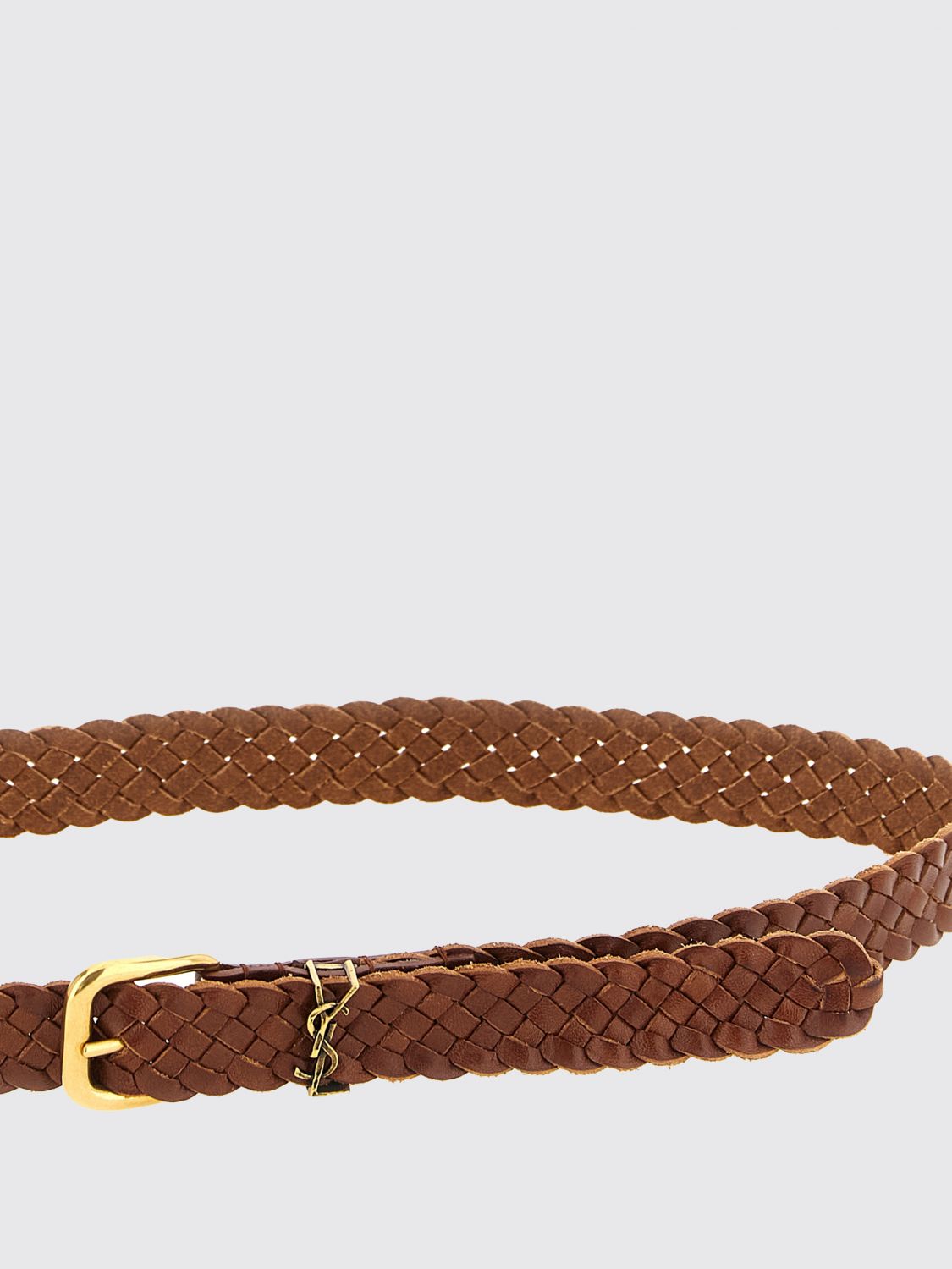 Saint Laurent Belt Men Natural SAINT LAURENT