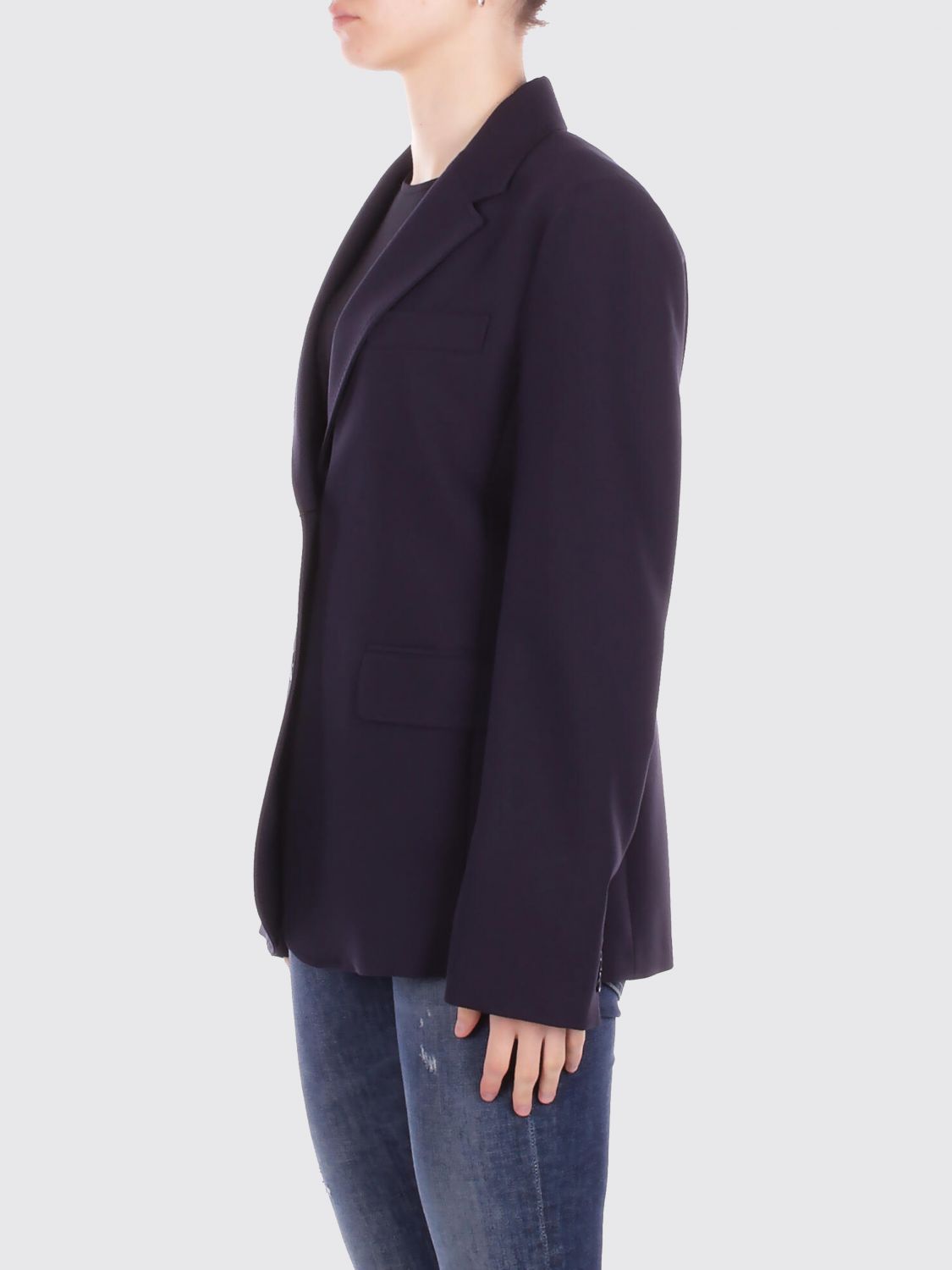 Weekend Max Mara Jacket Woman Blue WEEKEND MAX MARA
