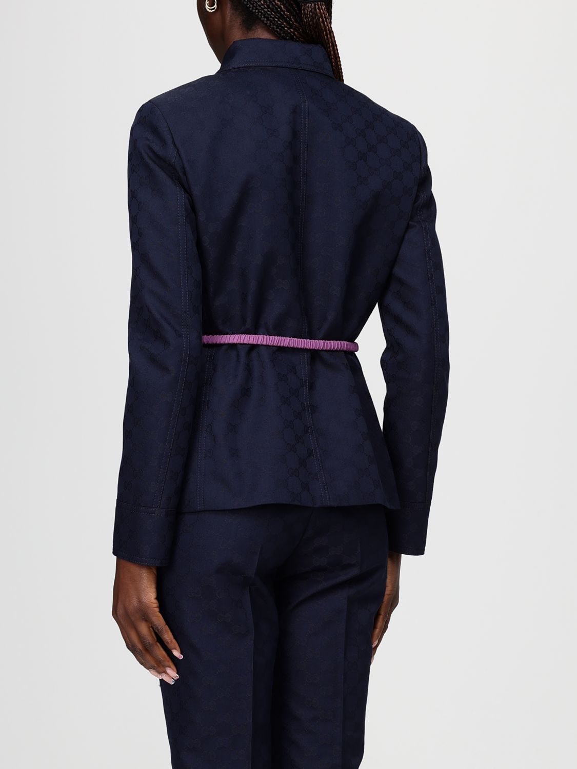 Gucci Jacket Woman Blue GUCCI