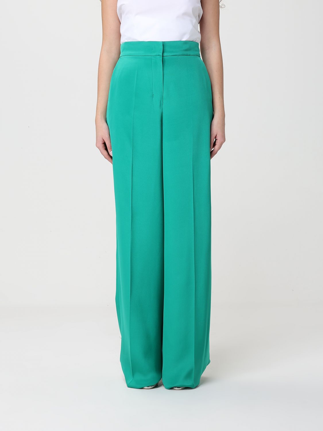 Max Mara Pants Woman Green MAX MARA